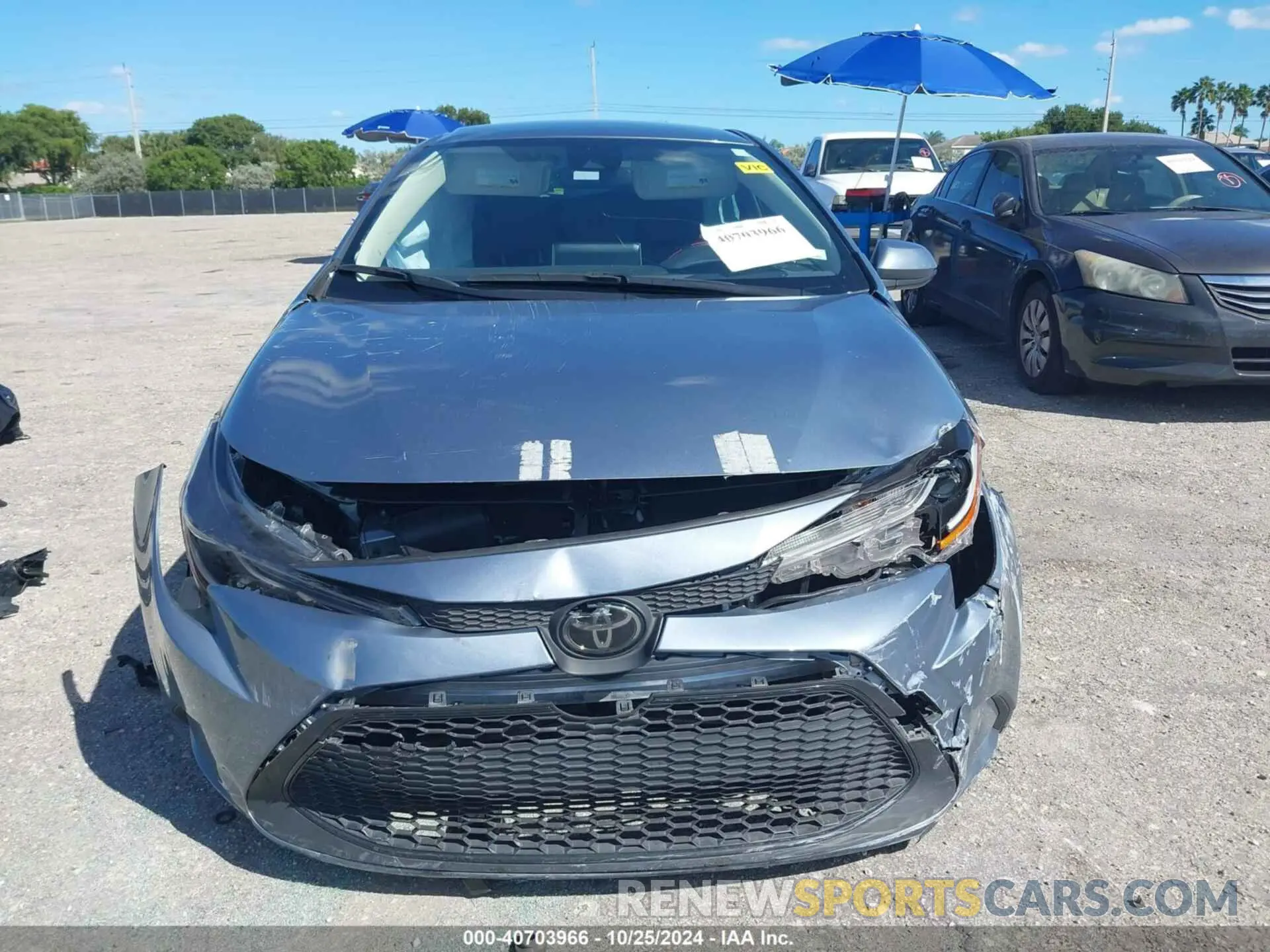 13 Photograph of a damaged car JTDEPRAE4LJ026373 TOYOTA COROLLA 2020