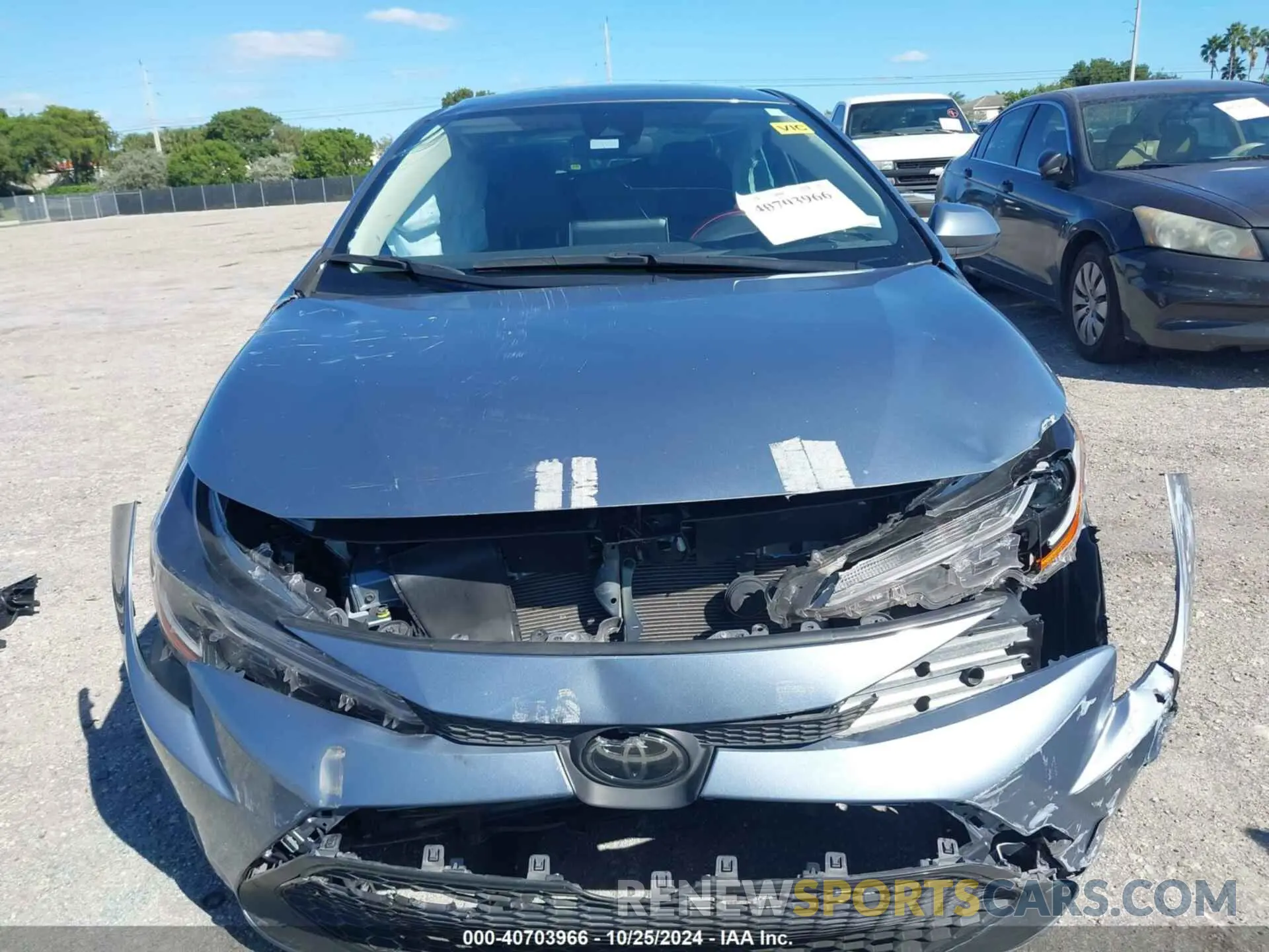6 Photograph of a damaged car JTDEPRAE4LJ026373 TOYOTA COROLLA 2020