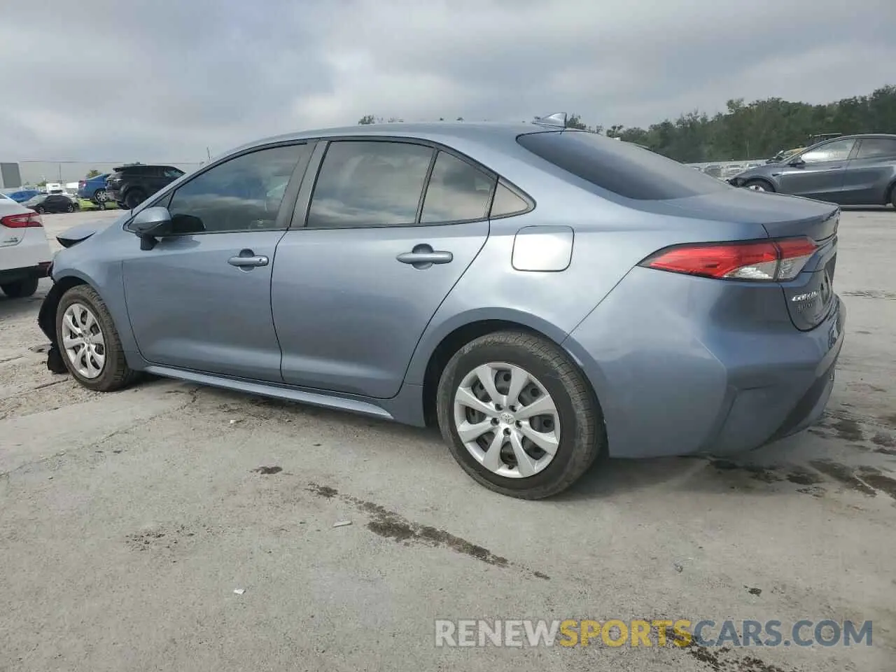 2 Photograph of a damaged car JTDEPRAE4LJ028799 TOYOTA COROLLA 2020