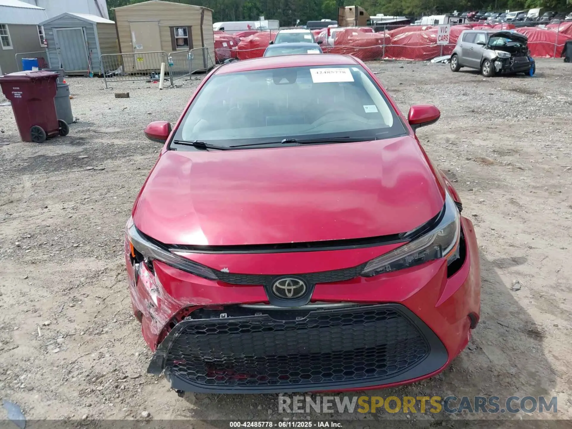 12 Фотография поврежденного автомобиля JTDEPRAE4LJ034201 TOYOTA COROLLA 2020