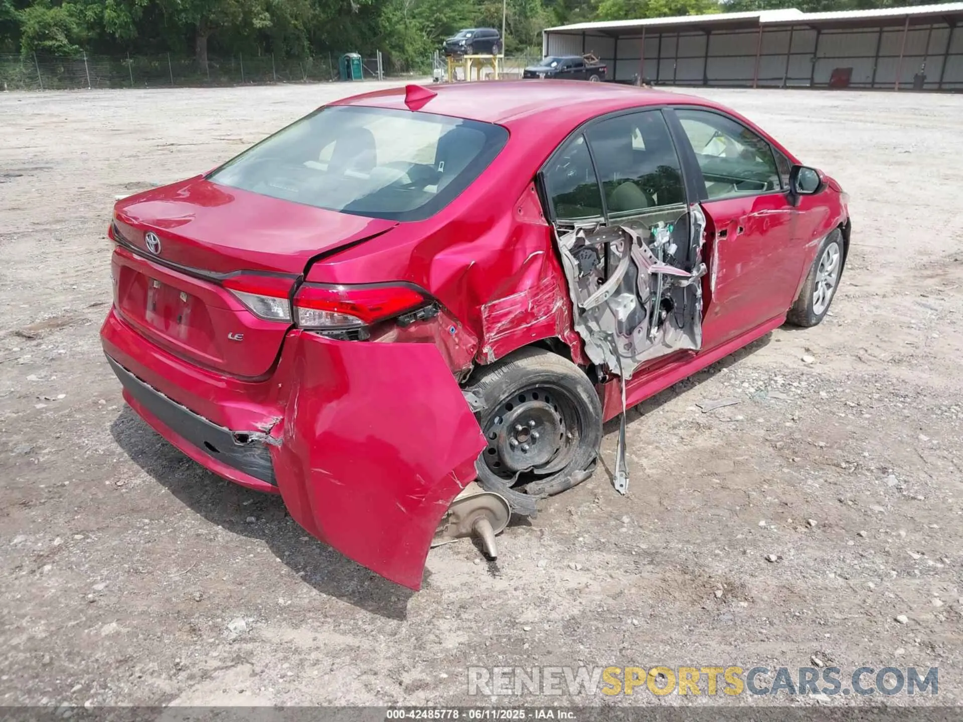 4 Фотография поврежденного автомобиля JTDEPRAE4LJ034201 TOYOTA COROLLA 2020