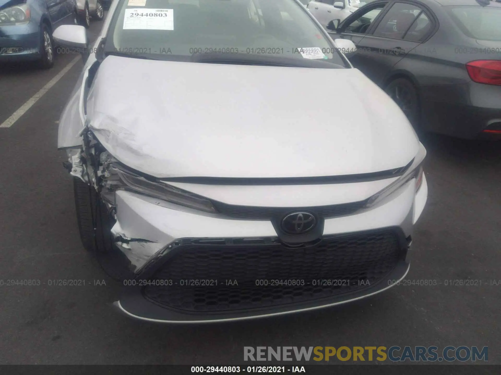 6 Photograph of a damaged car JTDEPRAE4LJ036496 TOYOTA COROLLA 2020