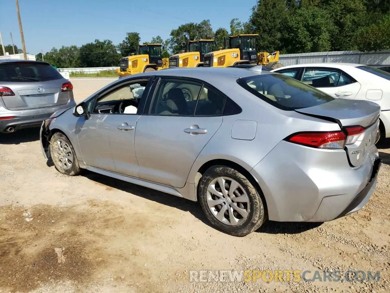 2 Photograph of a damaged car JTDEPRAE4LJ037051 TOYOTA COROLLA 2020