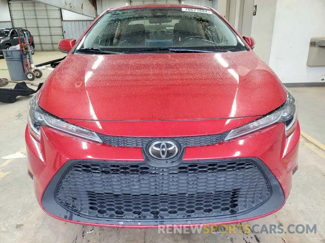 5 Photograph of a damaged car JTDEPRAE4LJ037292 TOYOTA COROLLA 2020