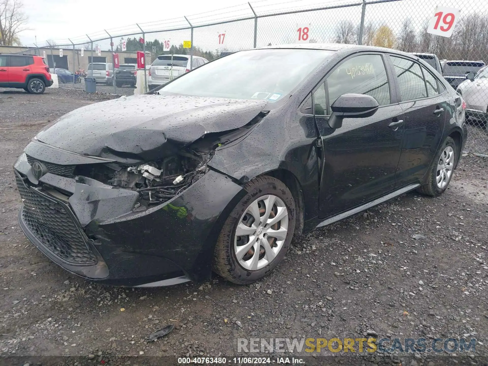 2 Photograph of a damaged car JTDEPRAE4LJ037843 TOYOTA COROLLA 2020