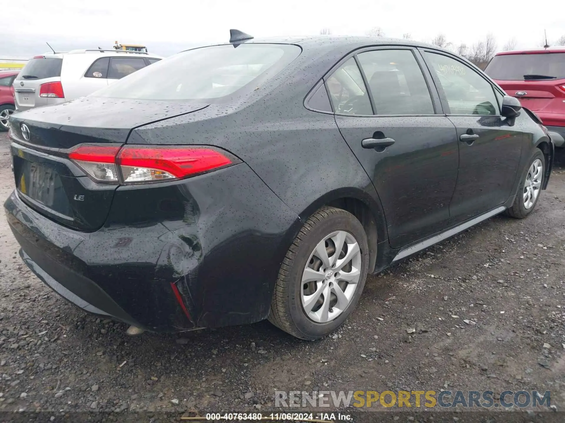 4 Photograph of a damaged car JTDEPRAE4LJ037843 TOYOTA COROLLA 2020