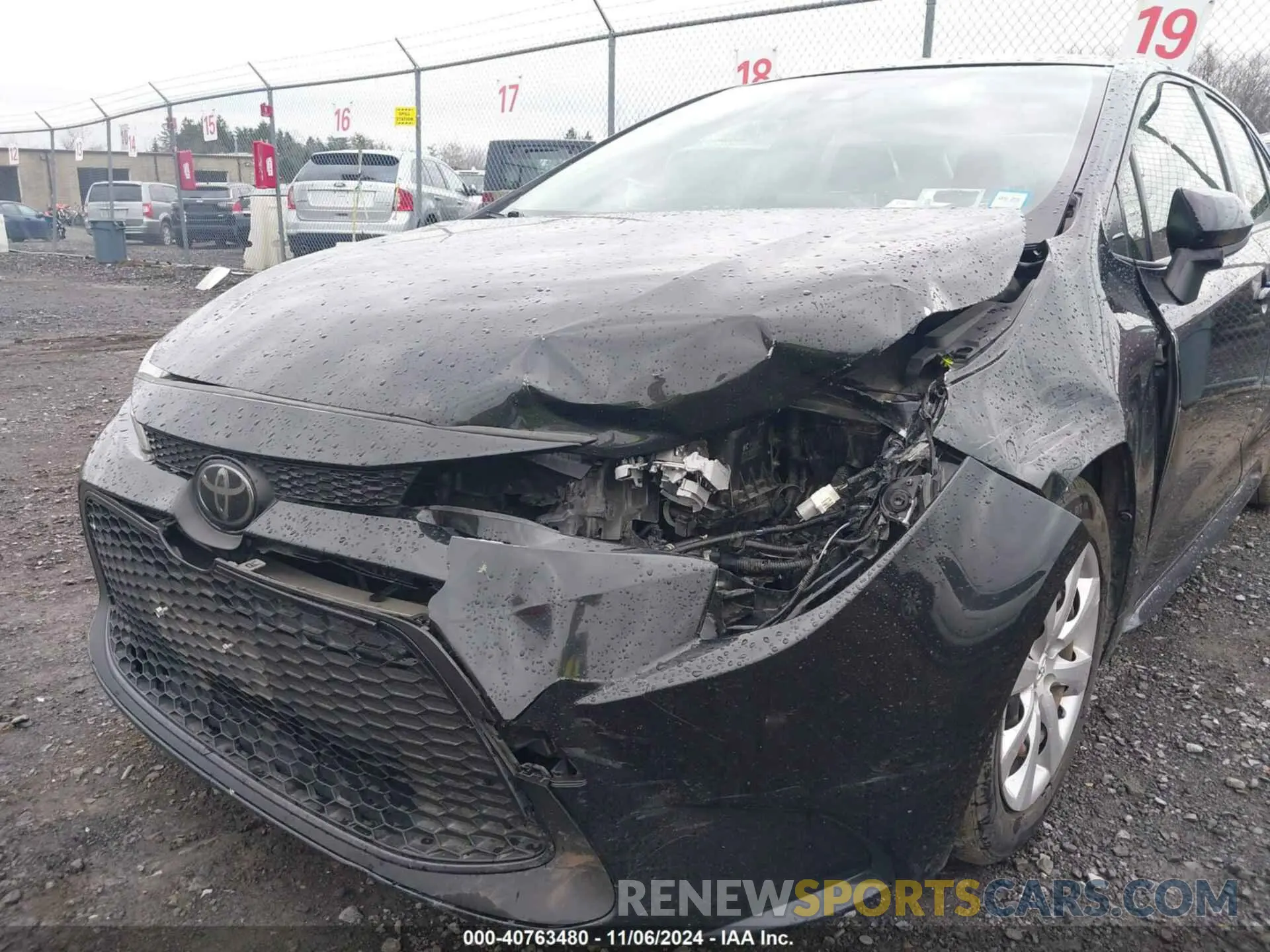 6 Photograph of a damaged car JTDEPRAE4LJ037843 TOYOTA COROLLA 2020