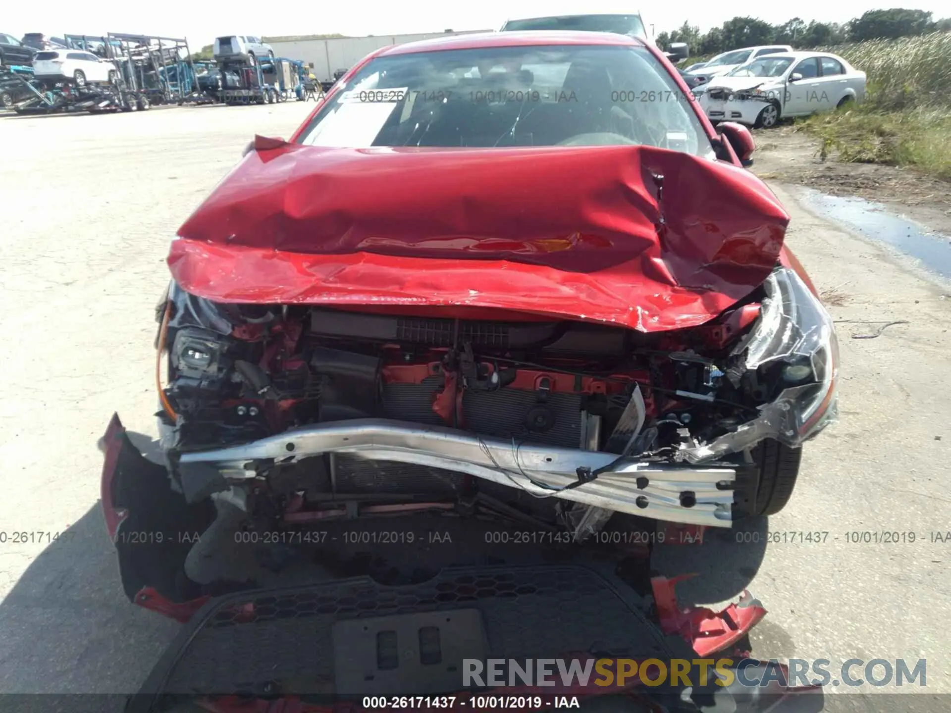 6 Photograph of a damaged car JTDEPRAE4LJ038507 TOYOTA COROLLA 2020
