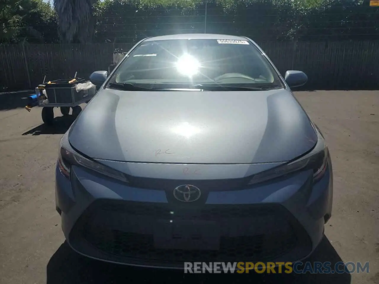 5 Photograph of a damaged car JTDEPRAE4LJ038653 TOYOTA COROLLA 2020