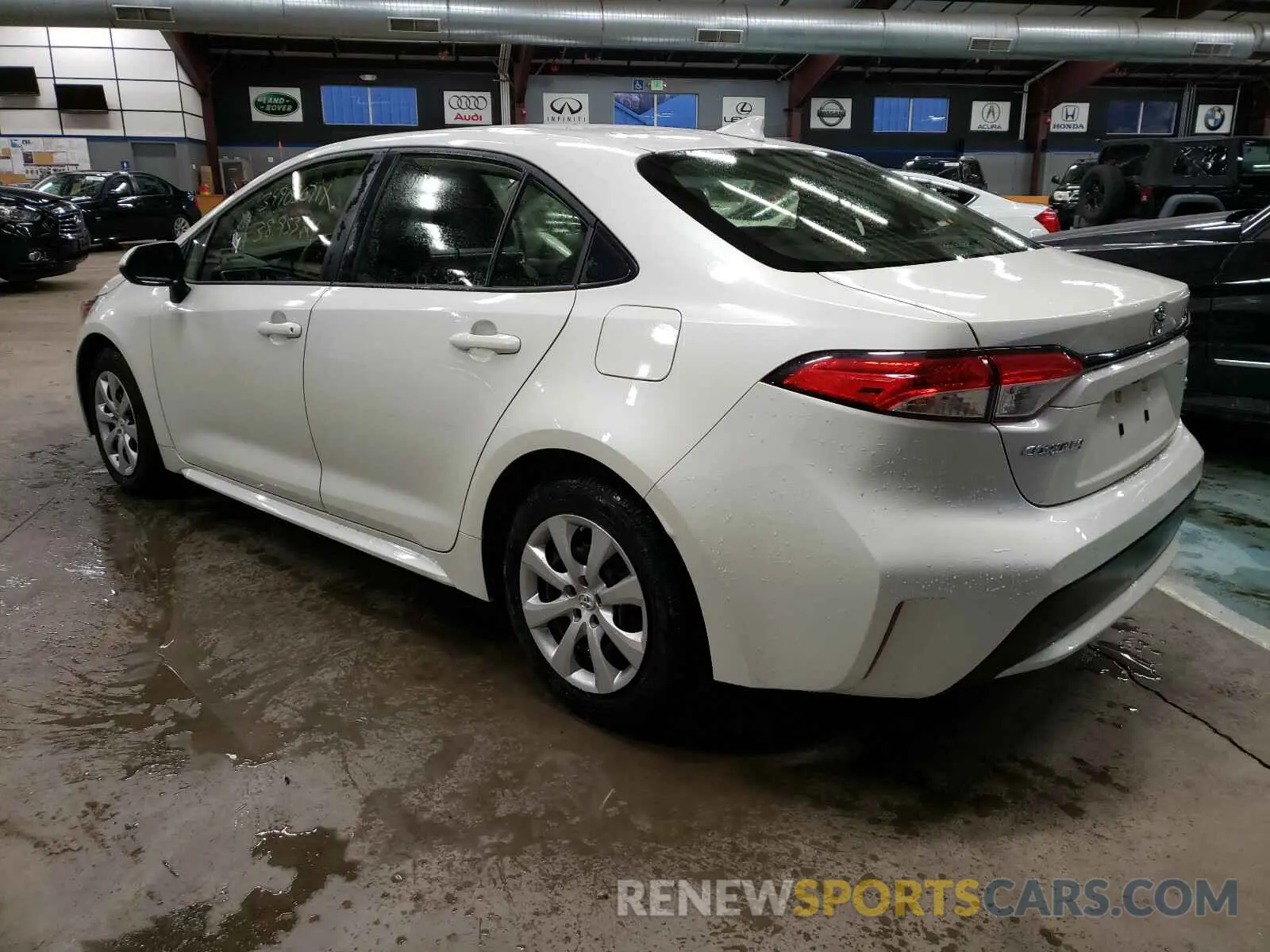 3 Photograph of a damaged car JTDEPRAE4LJ041424 TOYOTA COROLLA 2020