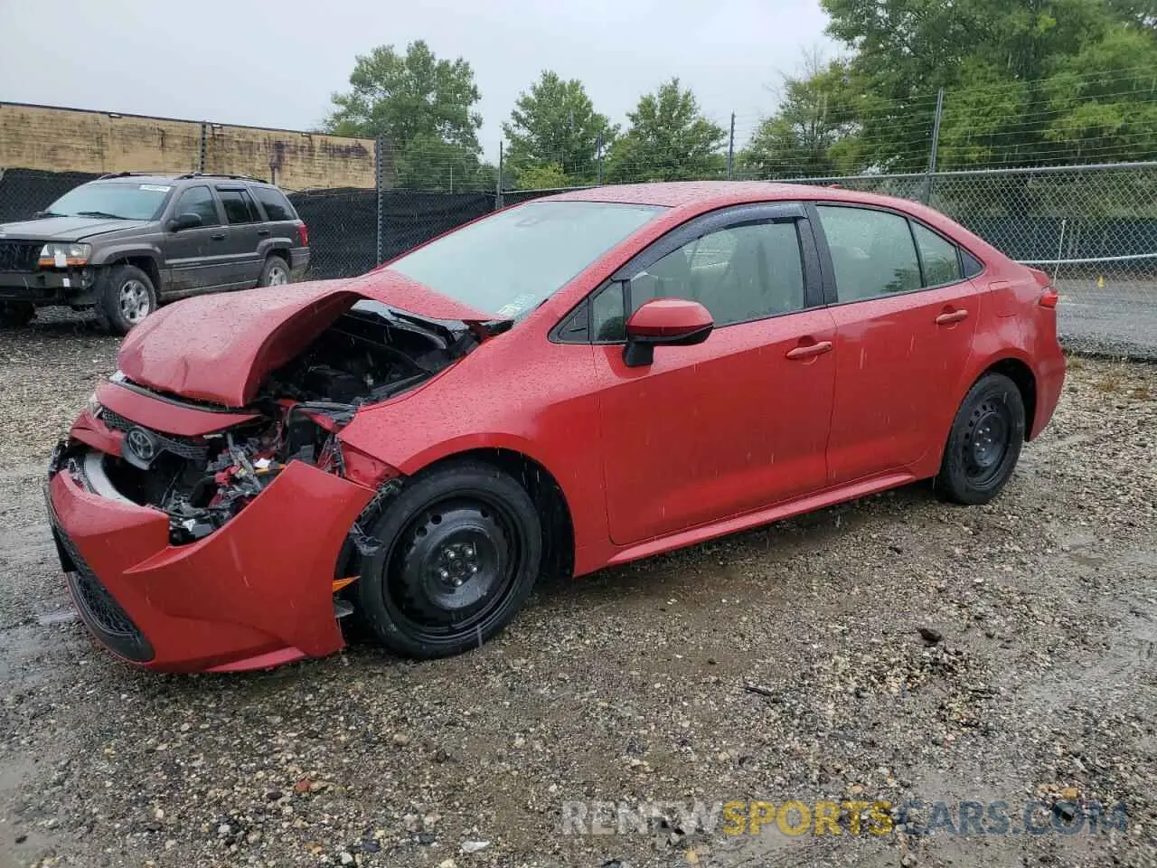 1 Фотография поврежденного автомобиля JTDEPRAE4LJ047689 TOYOTA COROLLA 2020