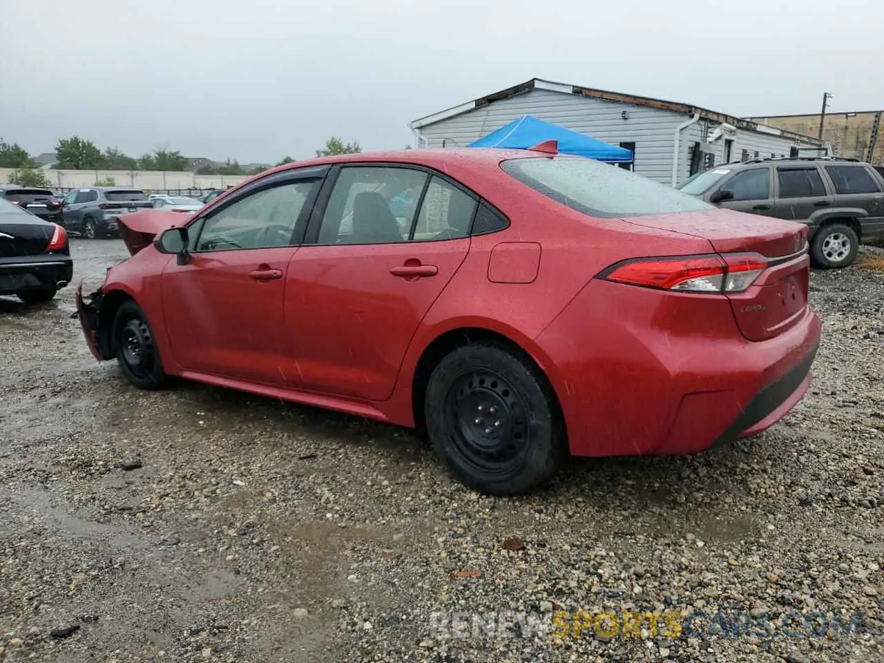 2 Фотография поврежденного автомобиля JTDEPRAE4LJ047689 TOYOTA COROLLA 2020