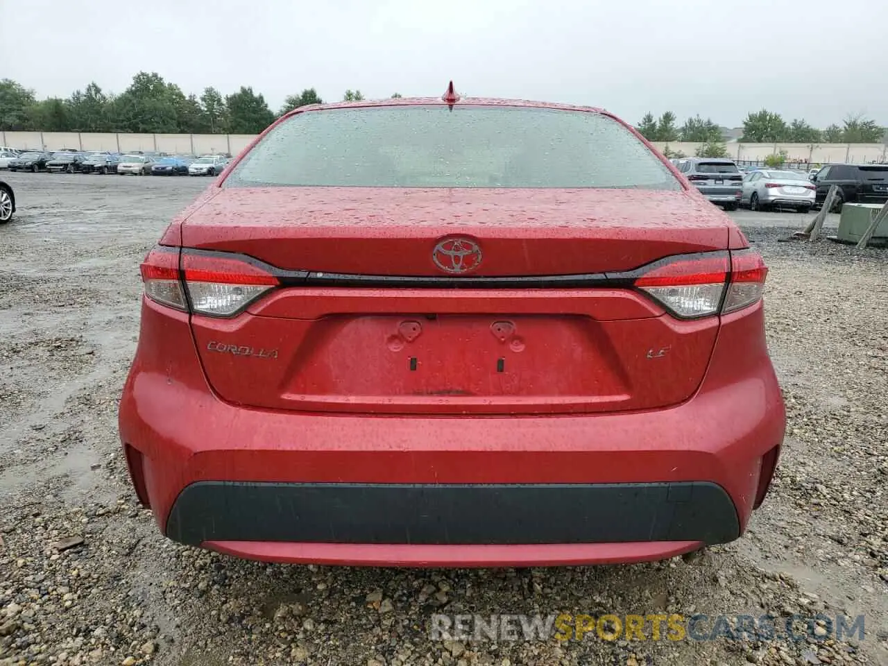 6 Фотография поврежденного автомобиля JTDEPRAE4LJ047689 TOYOTA COROLLA 2020