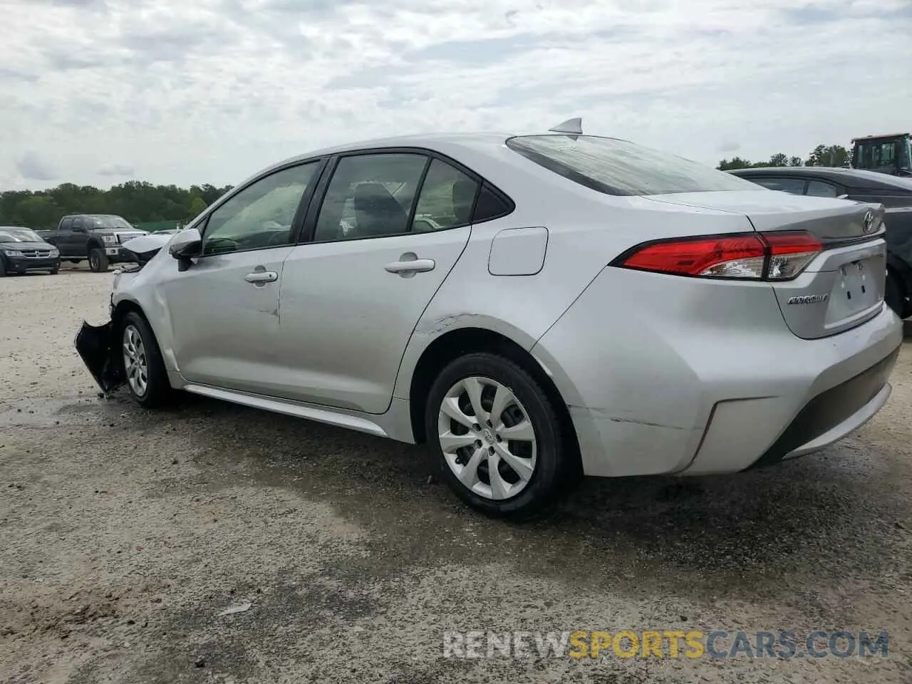 2 Photograph of a damaged car JTDEPRAE4LJ049877 TOYOTA COROLLA 2020