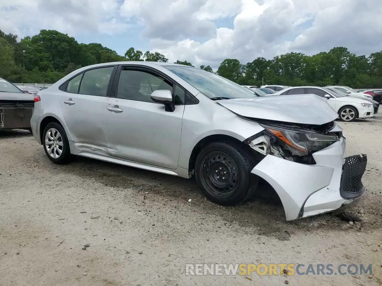 4 Photograph of a damaged car JTDEPRAE4LJ049877 TOYOTA COROLLA 2020