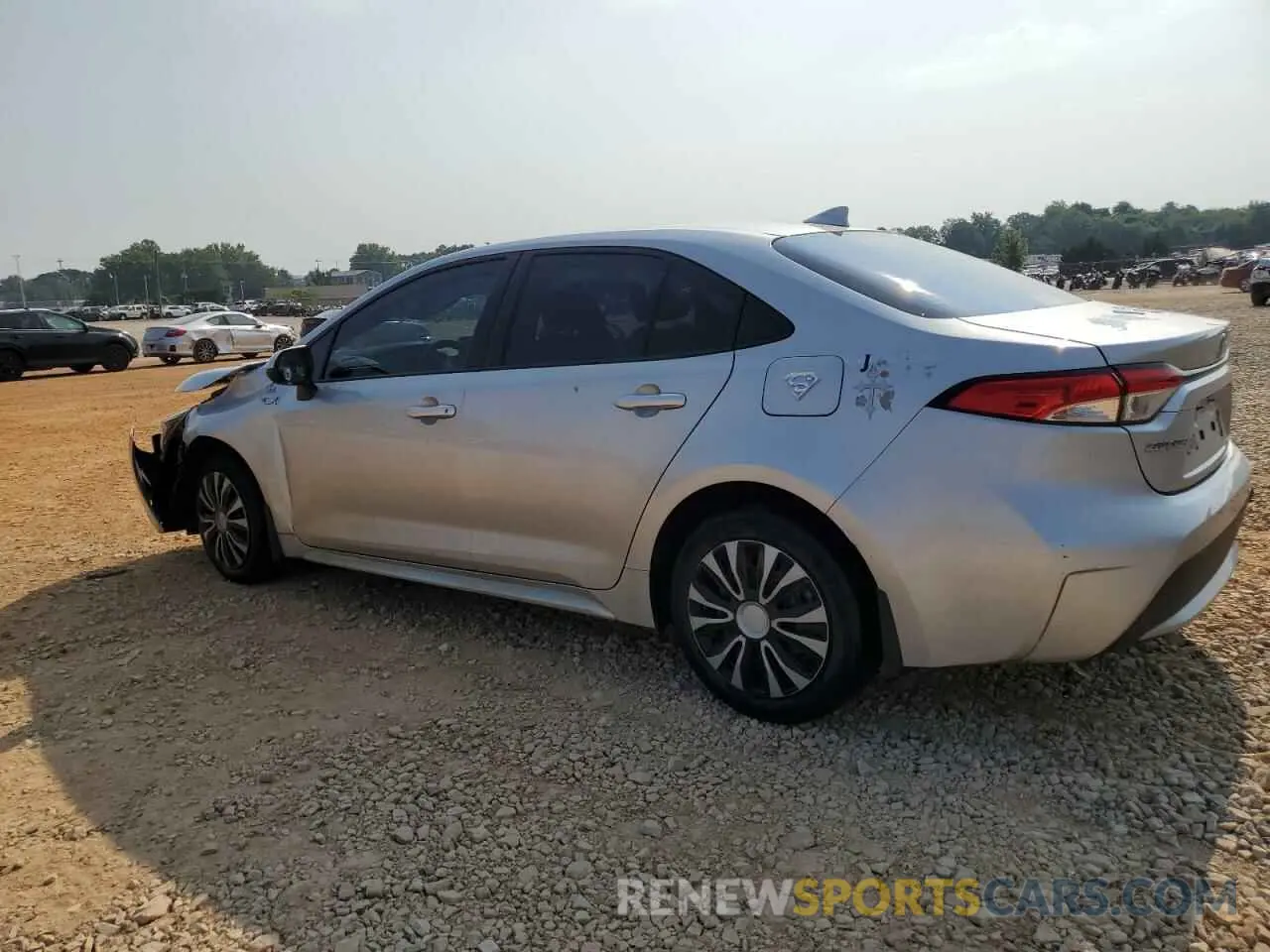 2 Photograph of a damaged car JTDEPRAE4LJ052570 TOYOTA COROLLA 2020