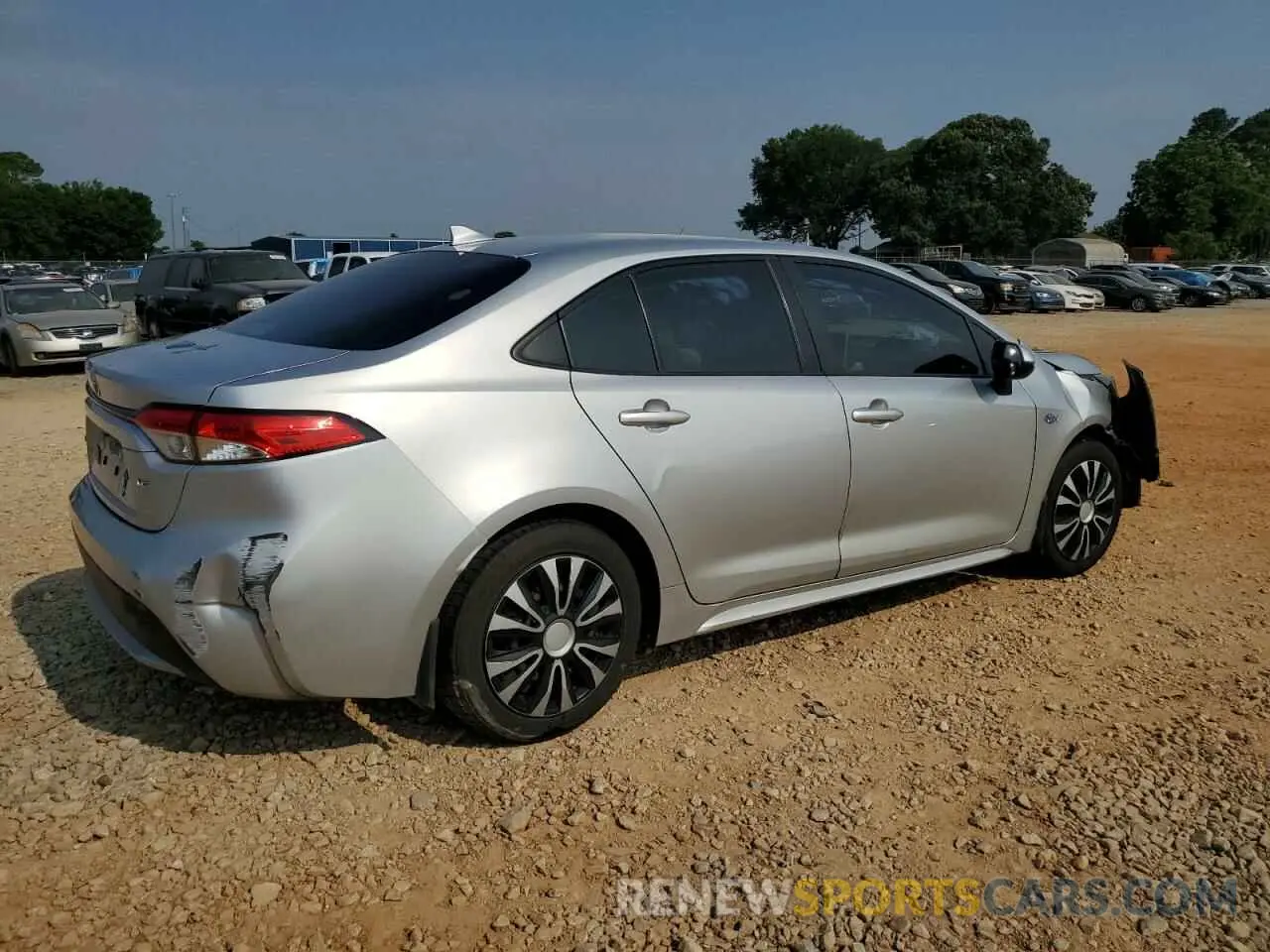 3 Photograph of a damaged car JTDEPRAE4LJ052570 TOYOTA COROLLA 2020