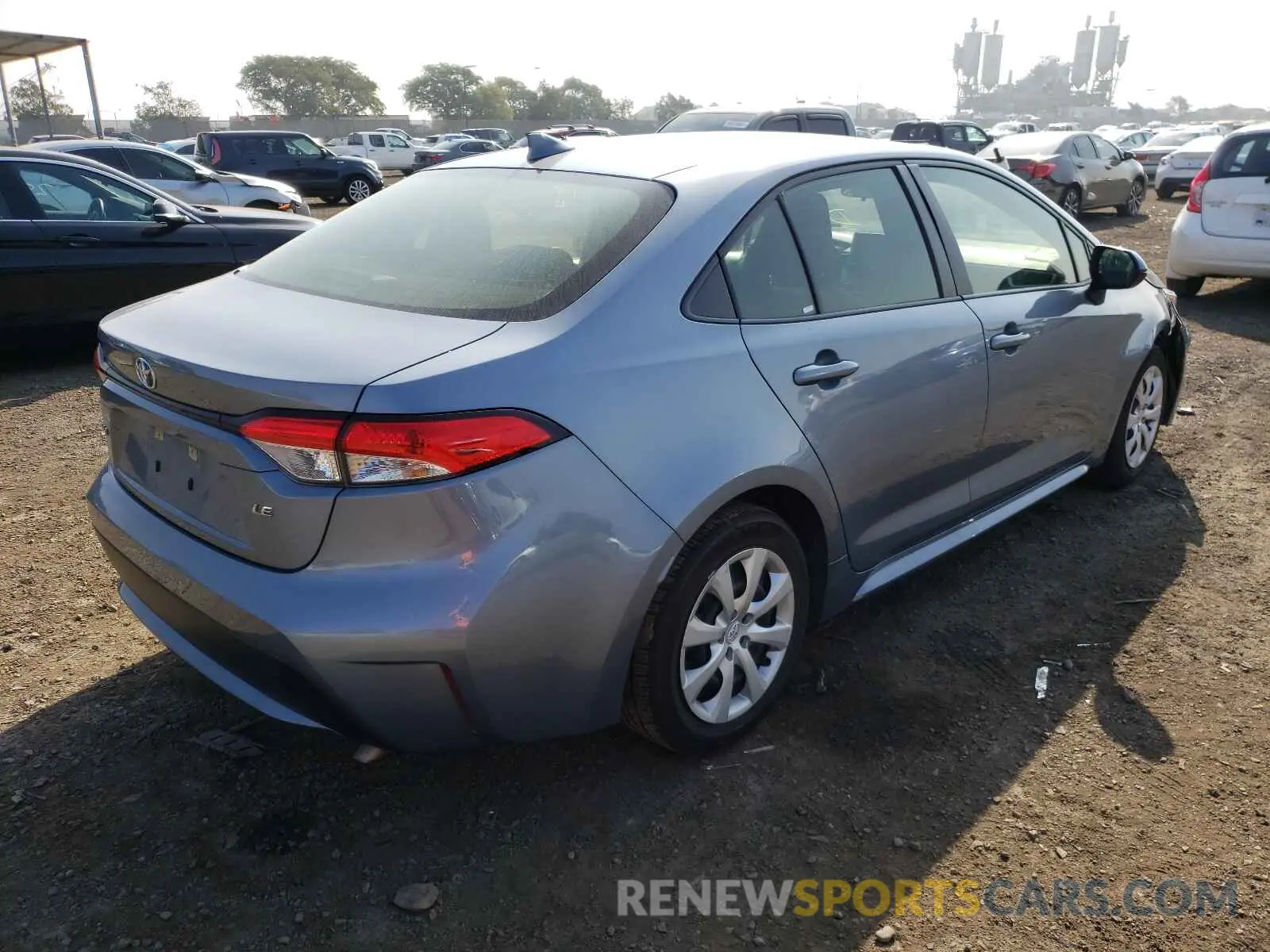 4 Photograph of a damaged car JTDEPRAE4LJ052956 TOYOTA COROLLA 2020