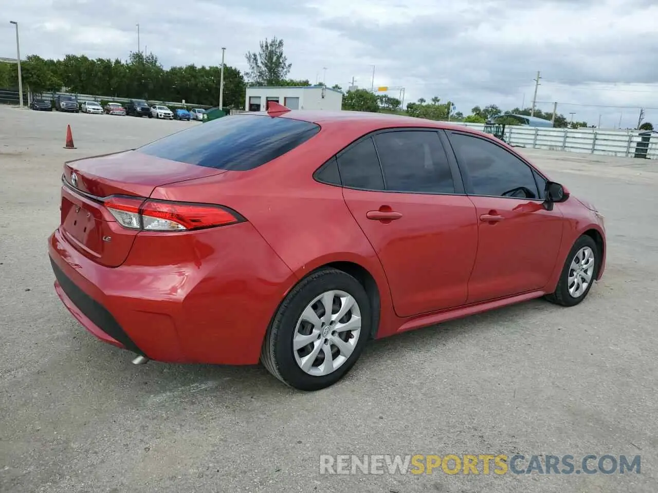 3 Photograph of a damaged car JTDEPRAE4LJ056070 TOYOTA COROLLA 2020