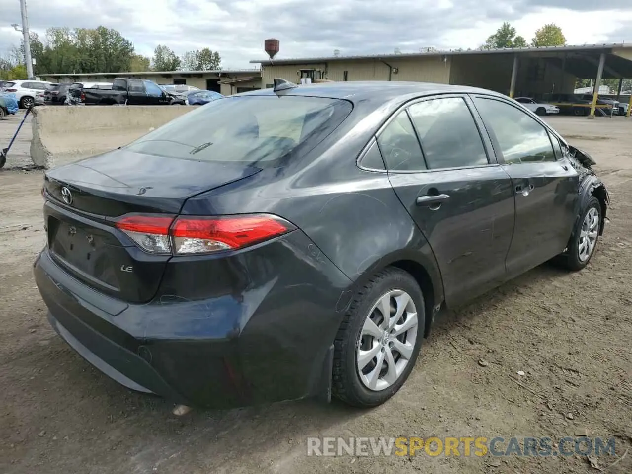 3 Photograph of a damaged car JTDEPRAE4LJ057509 TOYOTA COROLLA 2020