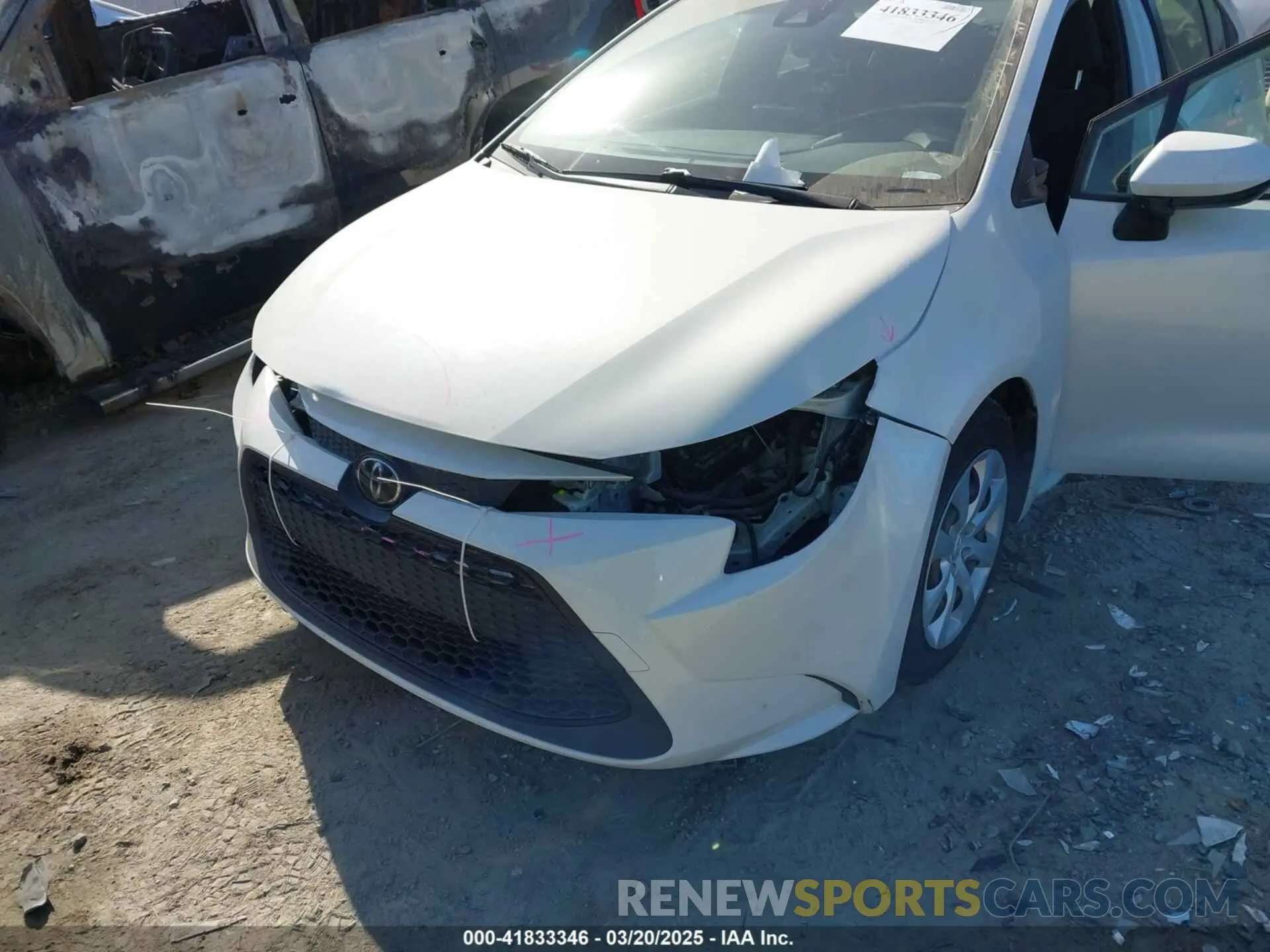 6 Фотография поврежденного автомобиля JTDEPRAE4LJ057655 TOYOTA COROLLA 2020