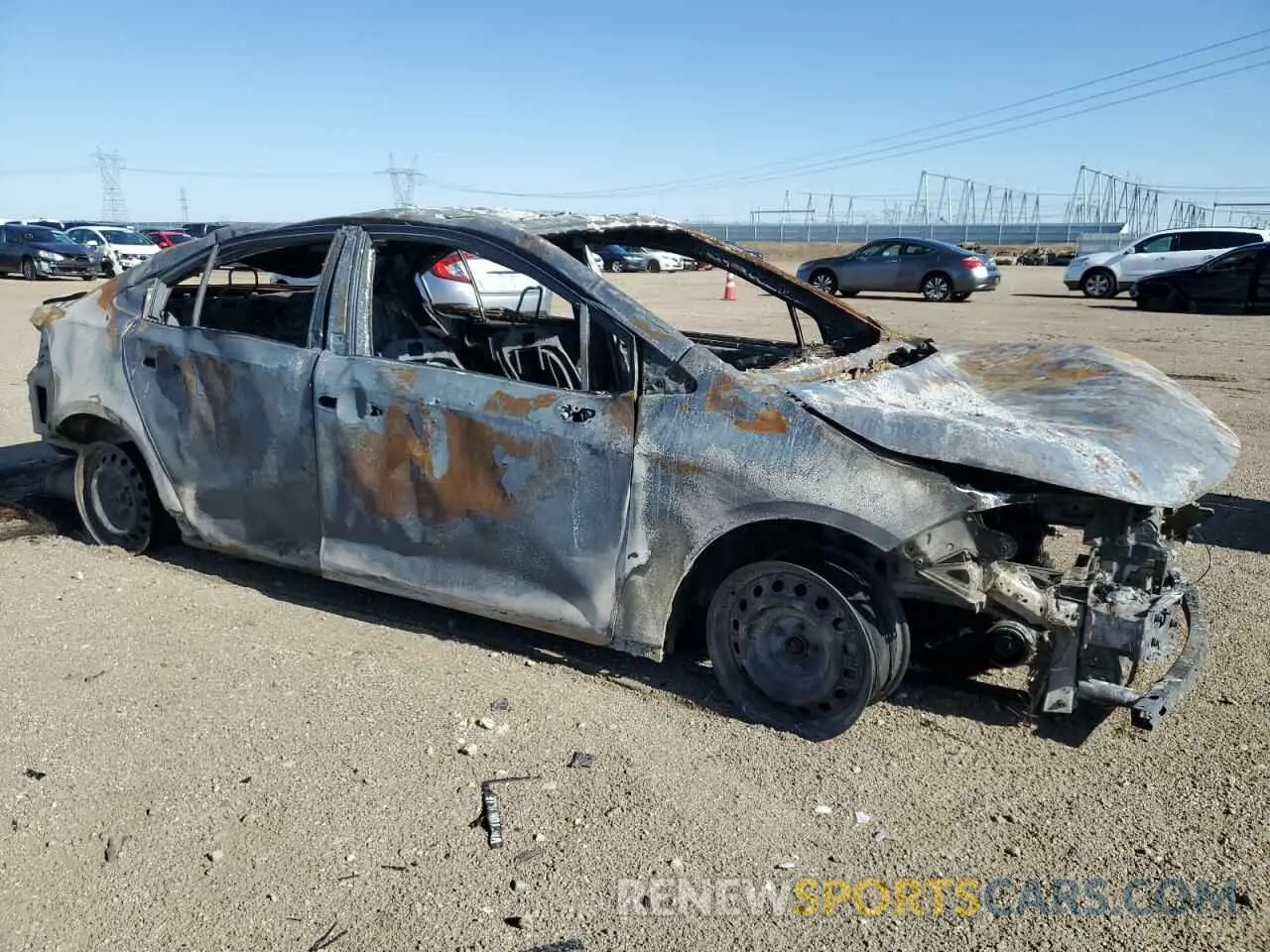 4 Фотография поврежденного автомобиля JTDEPRAE4LJ068784 TOYOTA COROLLA 2020