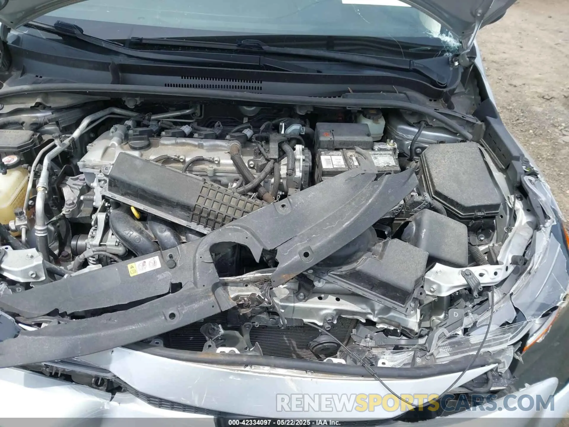 10 Photograph of a damaged car JTDEPRAE4LJ071751 TOYOTA COROLLA 2020