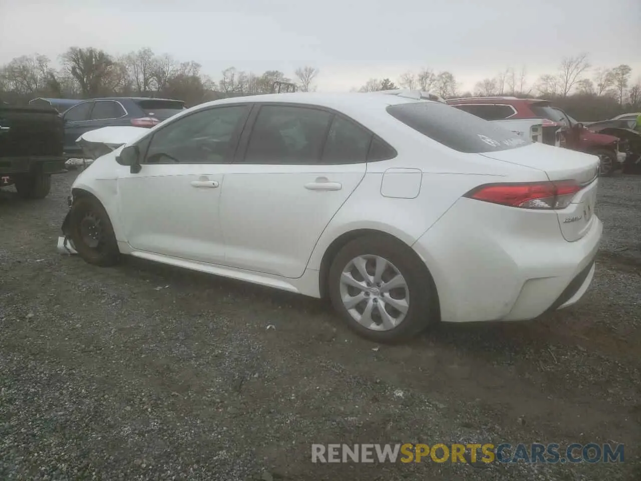 2 Фотография поврежденного автомобиля JTDEPRAE4LJ074472 TOYOTA COROLLA 2020