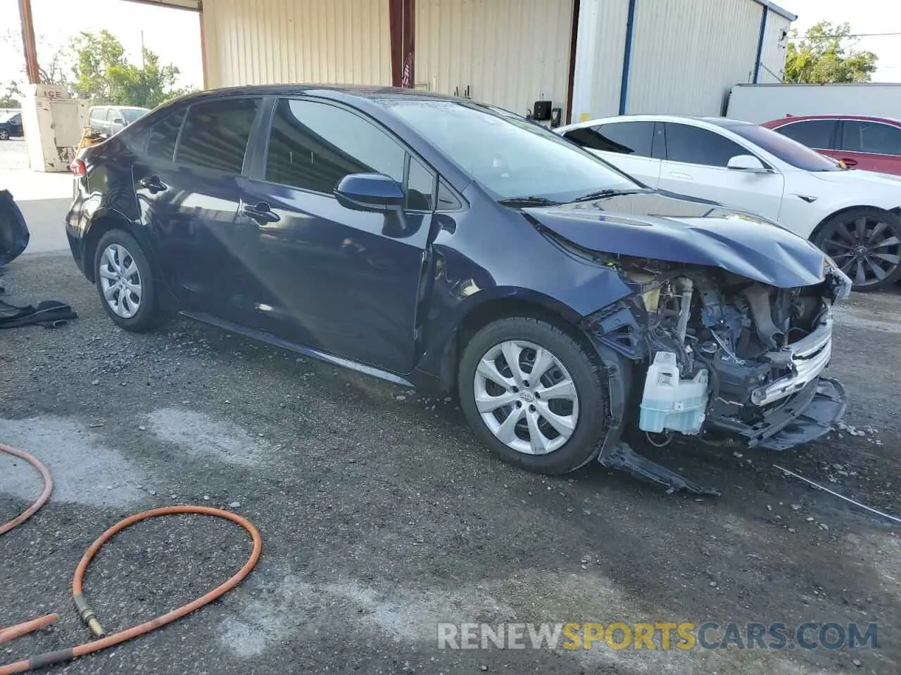 4 Photograph of a damaged car JTDEPRAE4LJ075878 TOYOTA COROLLA 2020