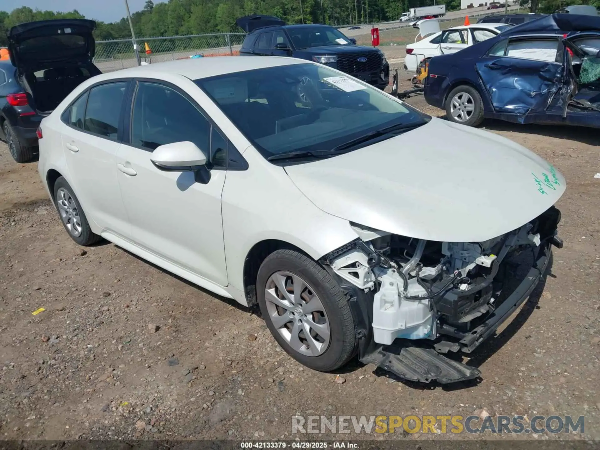 1 Фотография поврежденного автомобиля JTDEPRAE4LJ075914 TOYOTA COROLLA 2020