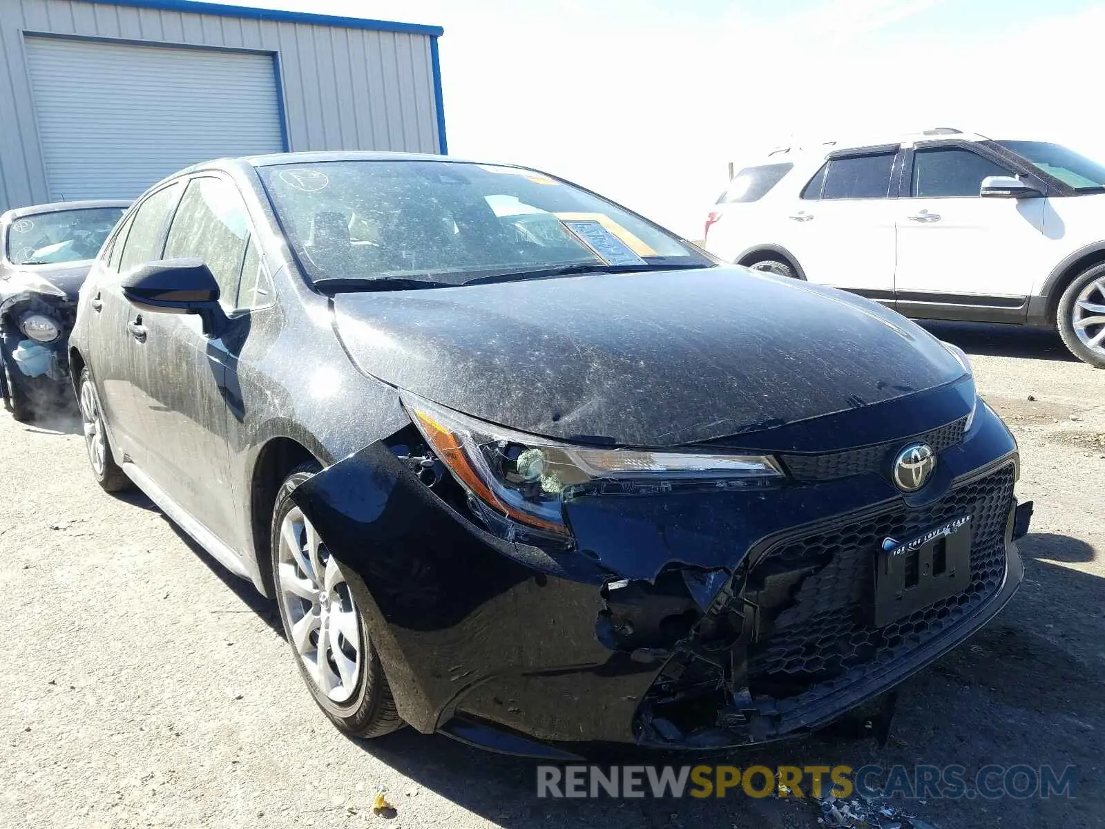 1 Photograph of a damaged car JTDEPRAE4LJ084032 TOYOTA COROLLA 2020
