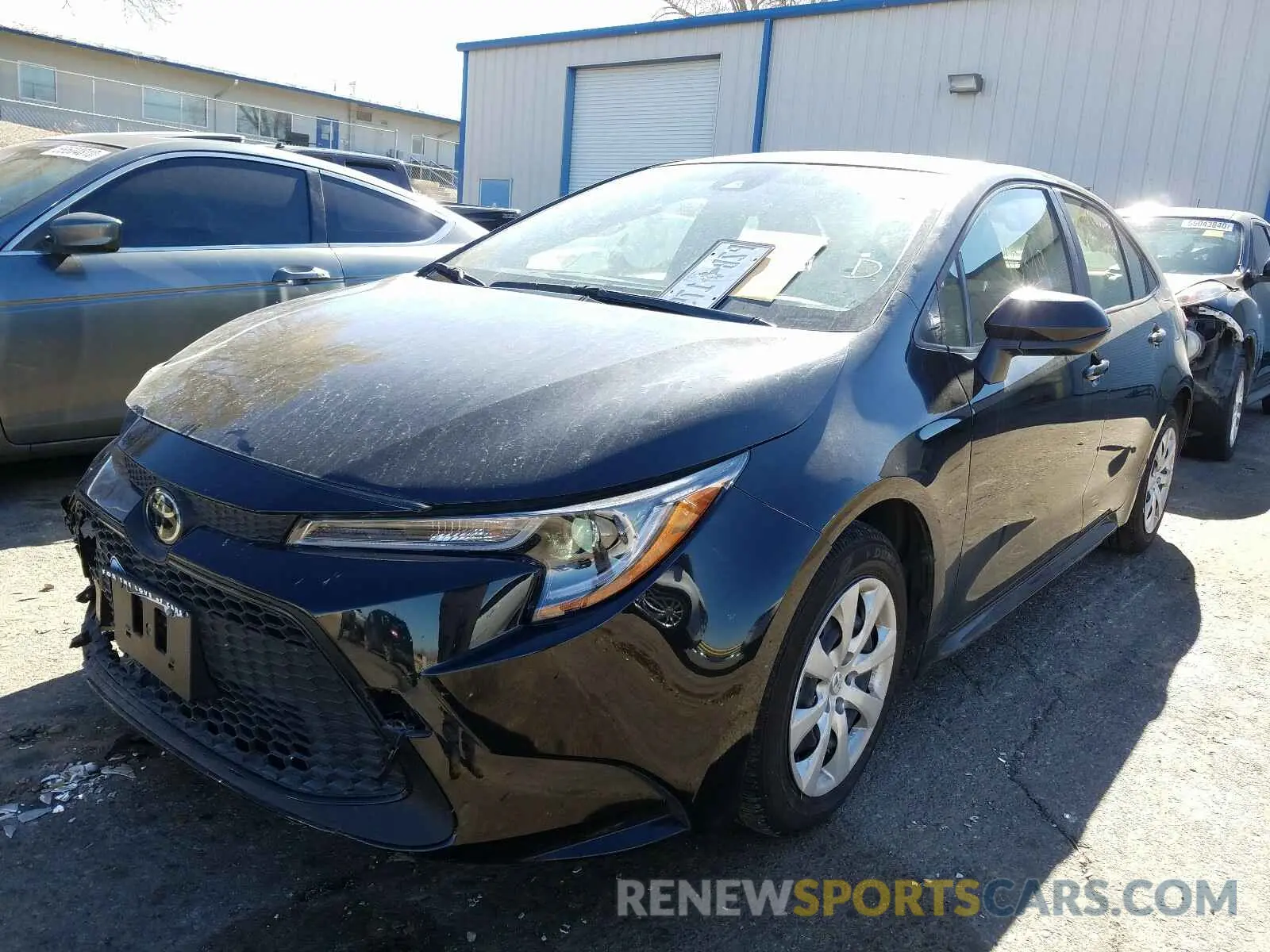 2 Photograph of a damaged car JTDEPRAE4LJ084032 TOYOTA COROLLA 2020