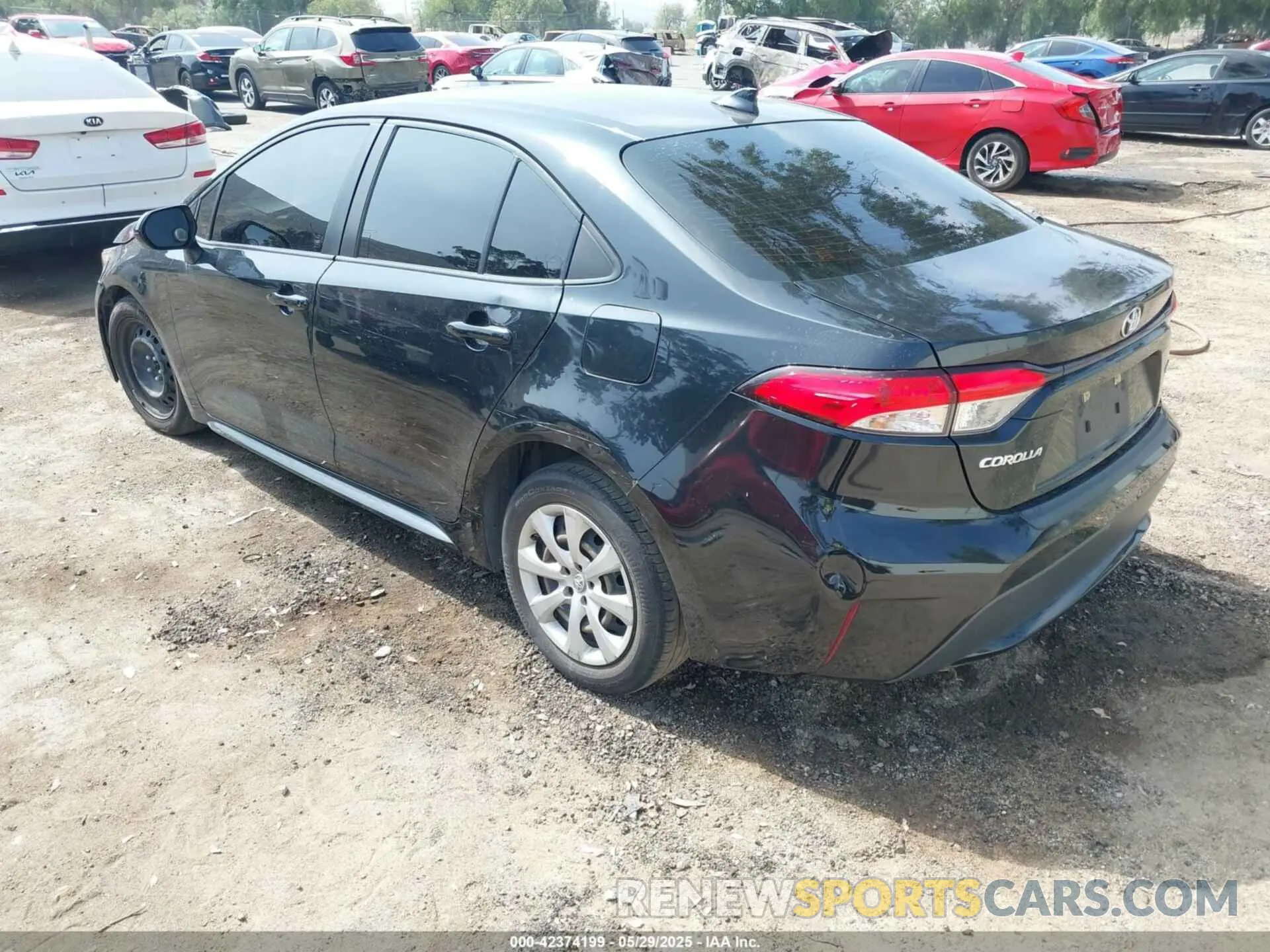 3 Фотография поврежденного автомобиля JTDEPRAE4LJ089506 TOYOTA COROLLA 2020