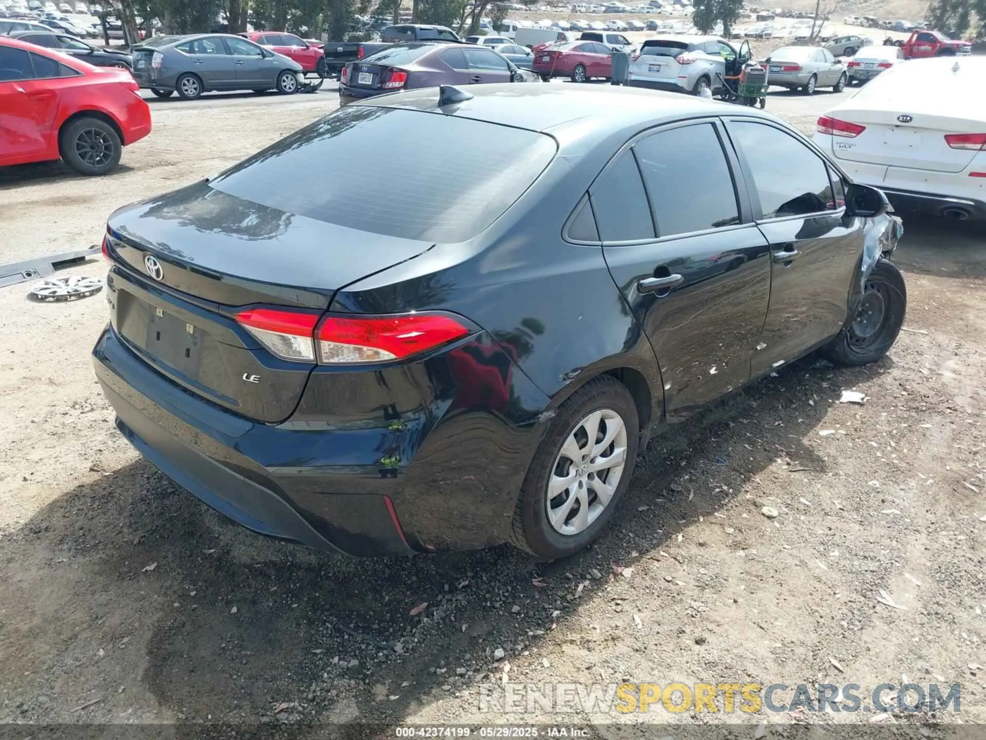 4 Фотография поврежденного автомобиля JTDEPRAE4LJ089506 TOYOTA COROLLA 2020