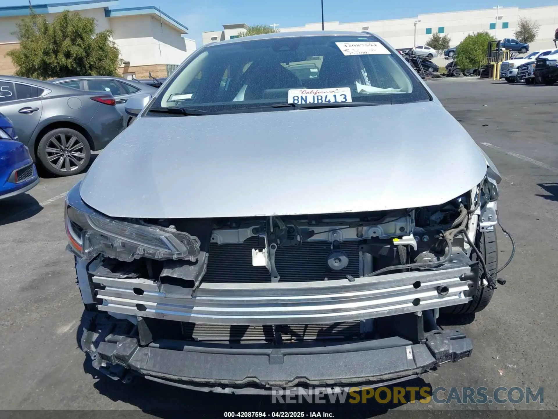 13 Photograph of a damaged car JTDEPRAE4LJ090249 TOYOTA COROLLA 2020