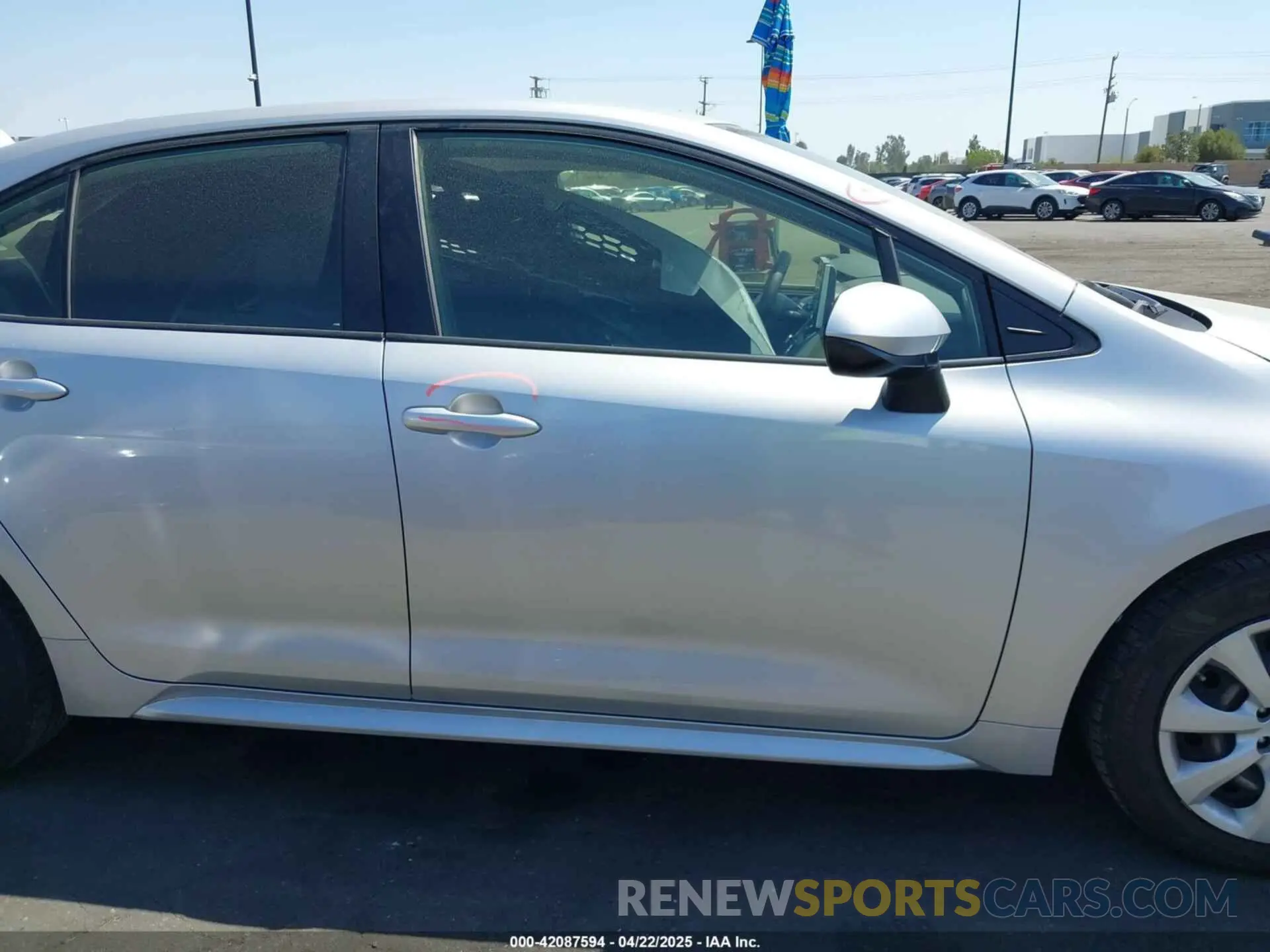 14 Photograph of a damaged car JTDEPRAE4LJ090249 TOYOTA COROLLA 2020