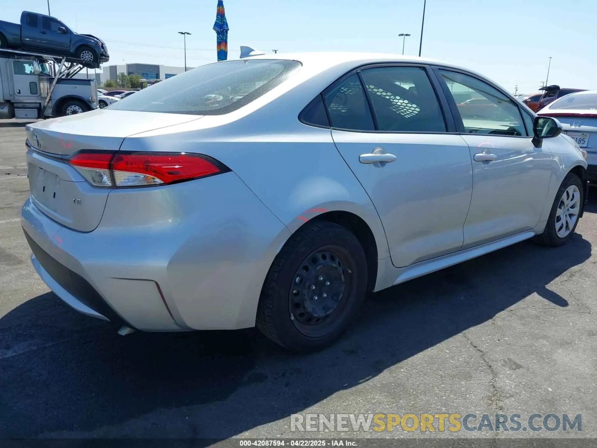 4 Photograph of a damaged car JTDEPRAE4LJ090249 TOYOTA COROLLA 2020