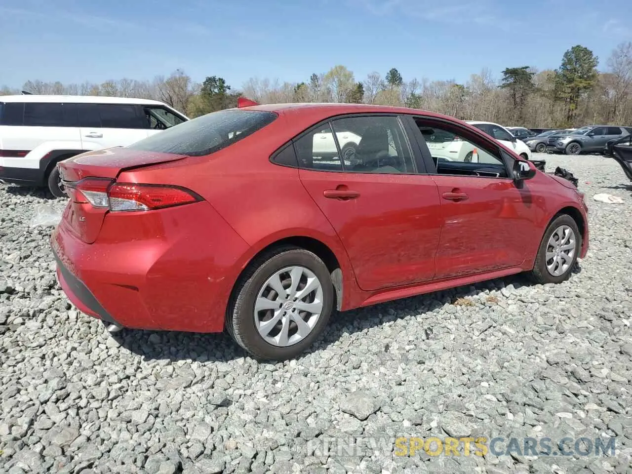 3 Photograph of a damaged car JTDEPRAE4LJ090915 TOYOTA COROLLA 2020