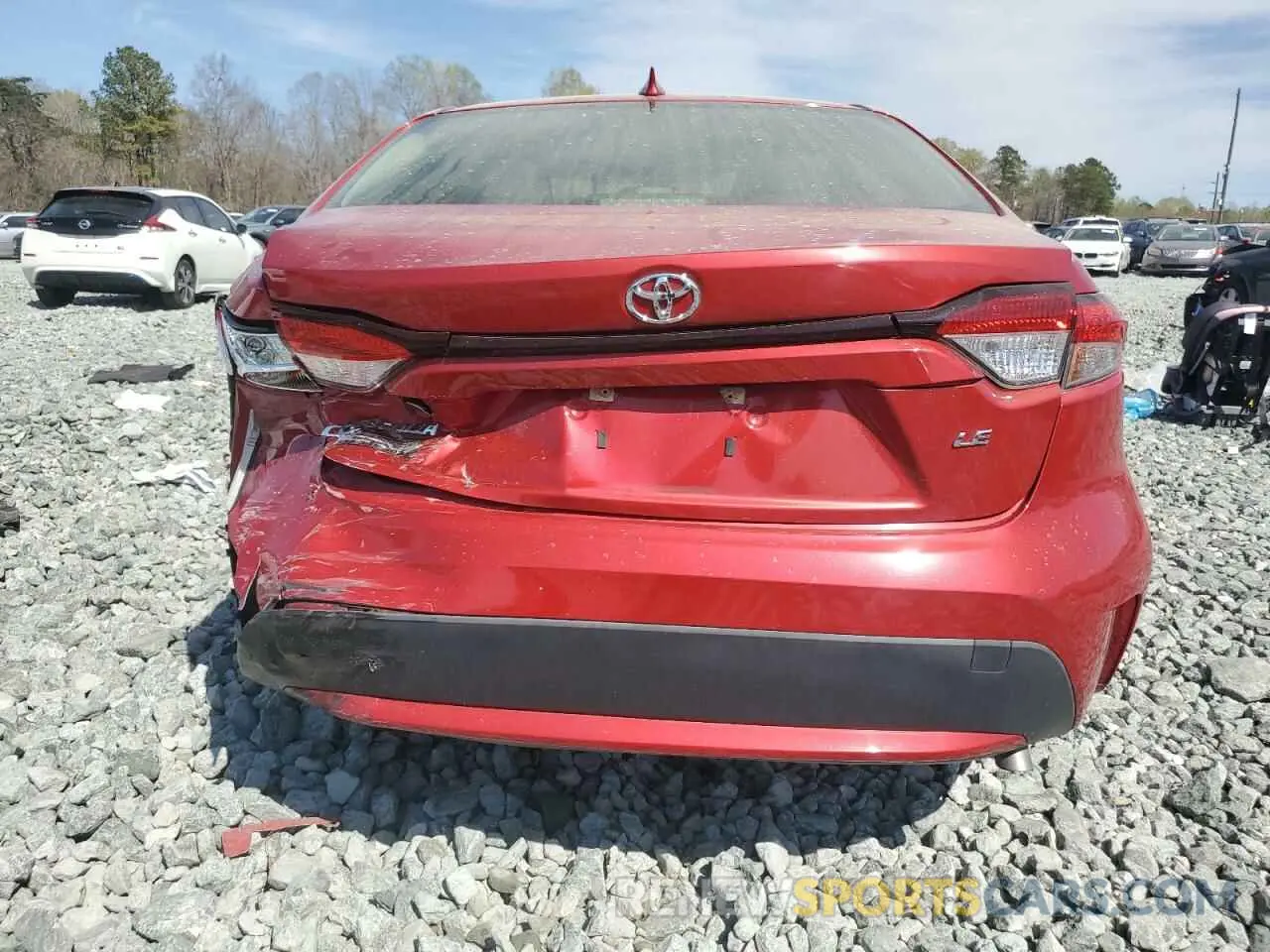 6 Photograph of a damaged car JTDEPRAE4LJ090915 TOYOTA COROLLA 2020