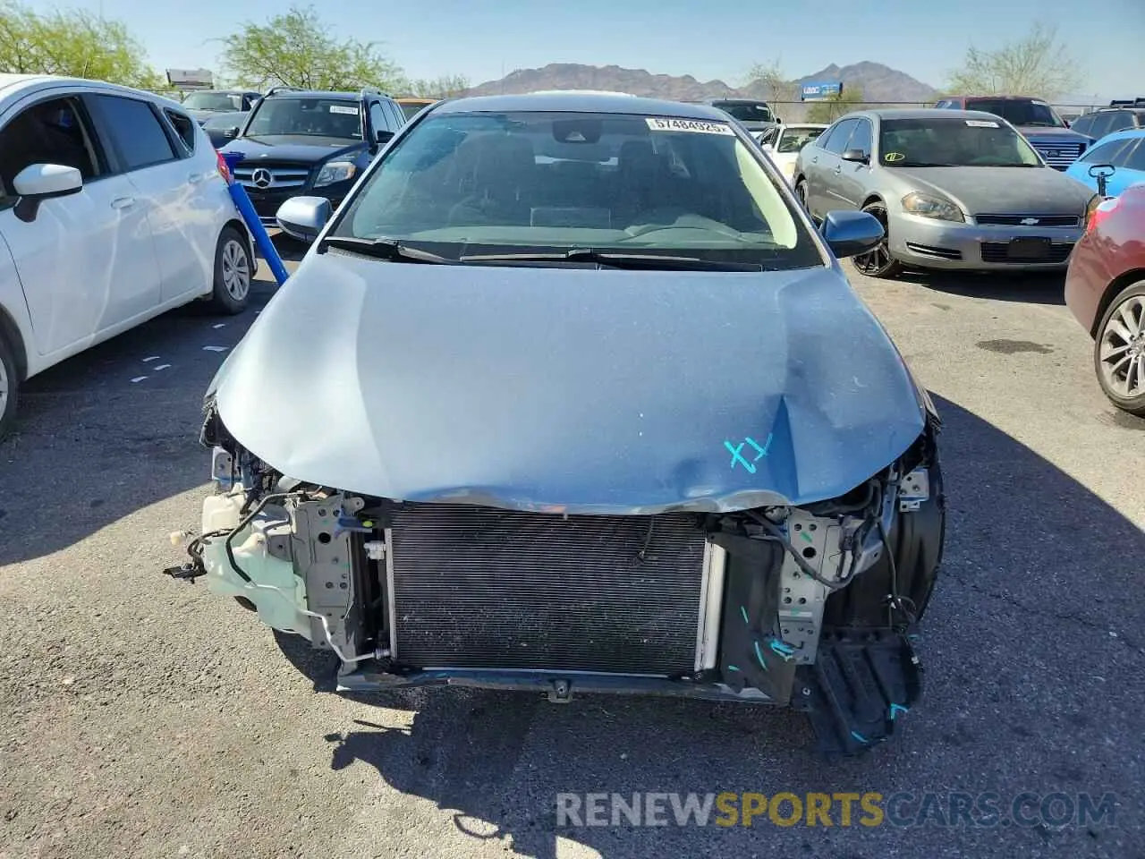 5 Photograph of a damaged car JTDEPRAE4LJ090994 TOYOTA COROLLA 2020