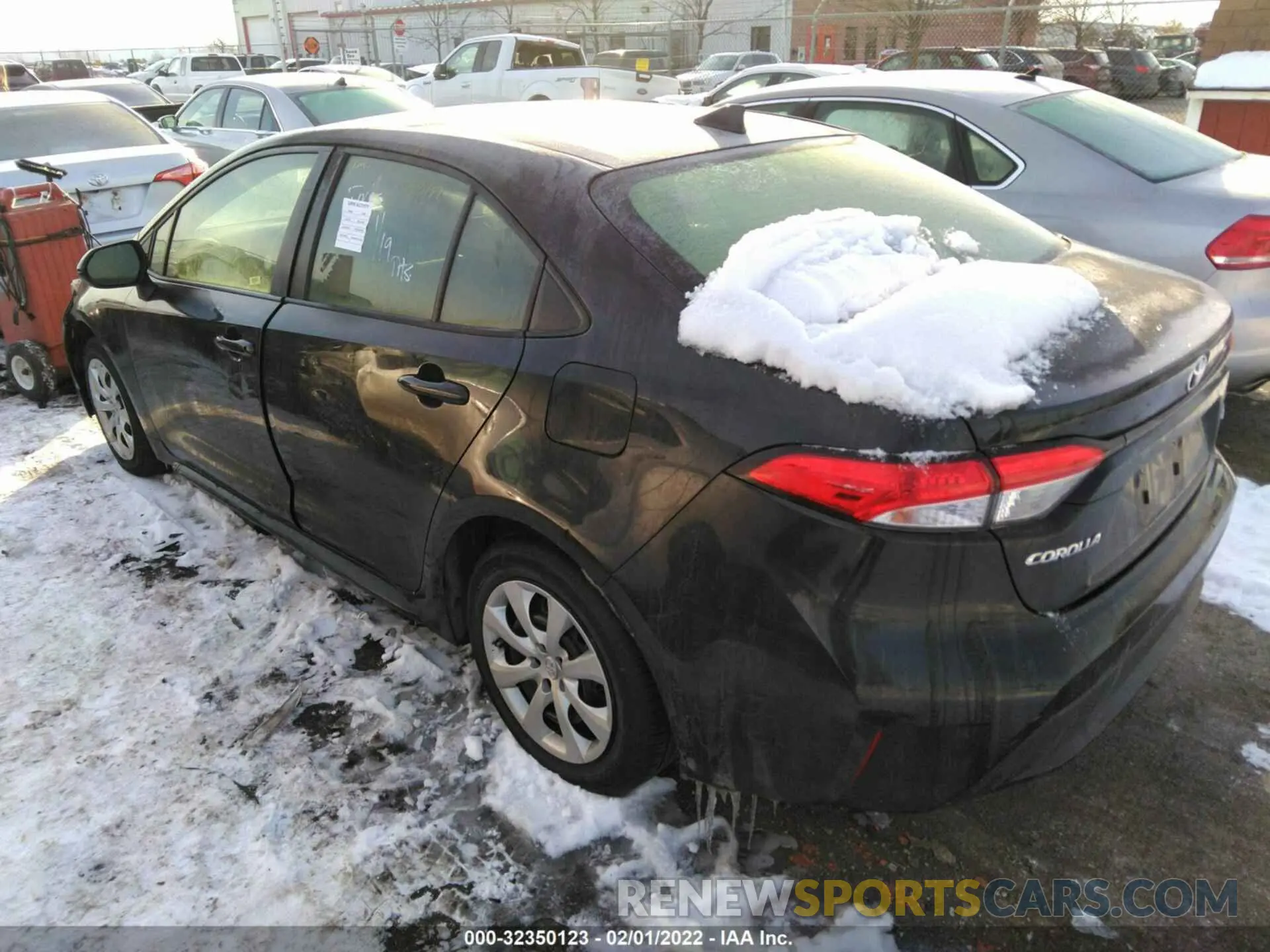 3 Photograph of a damaged car JTDEPRAE4LJ091191 TOYOTA COROLLA 2020