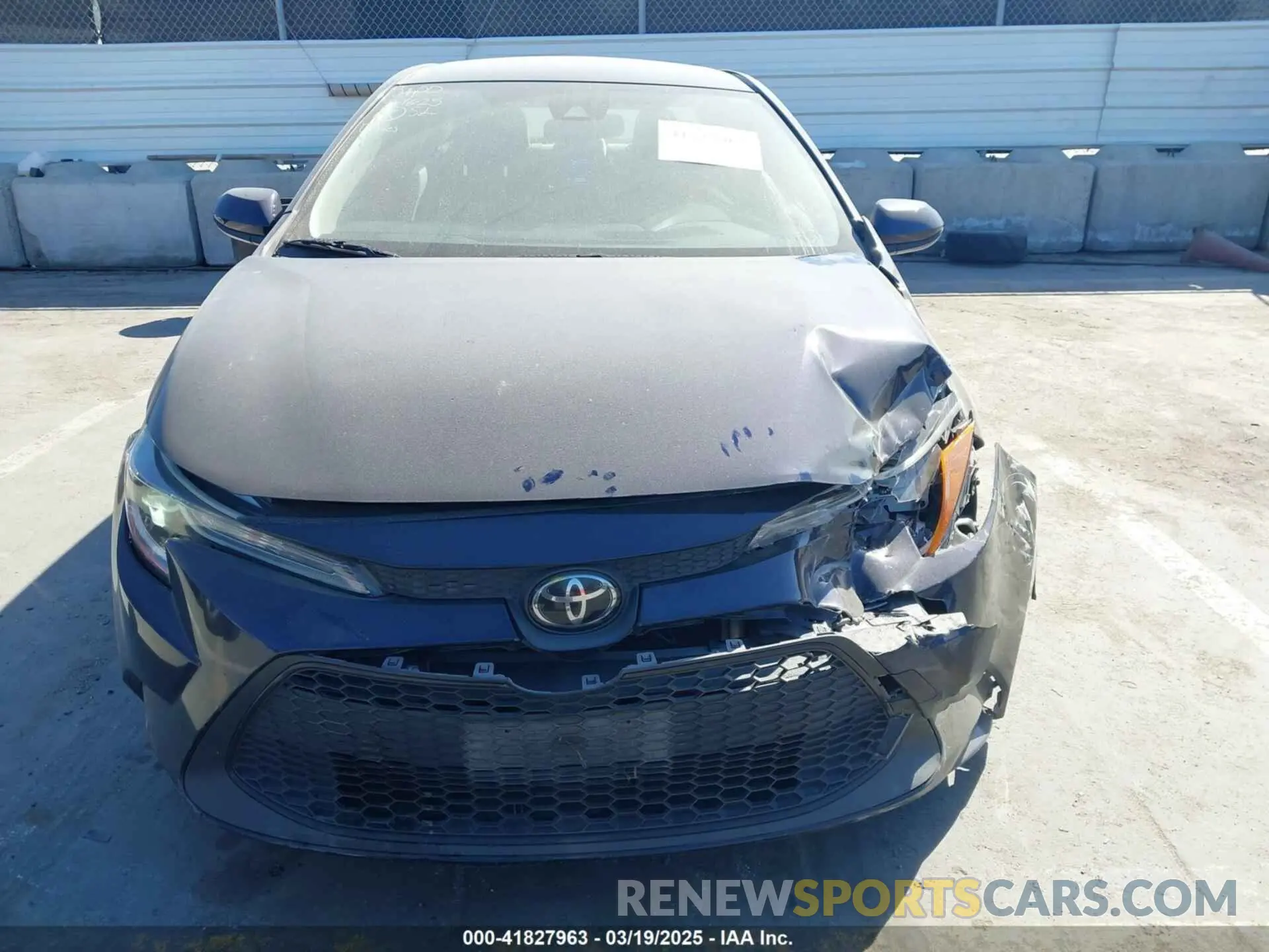 6 Фотография поврежденного автомобиля JTDEPRAE4LJ093104 TOYOTA COROLLA 2020