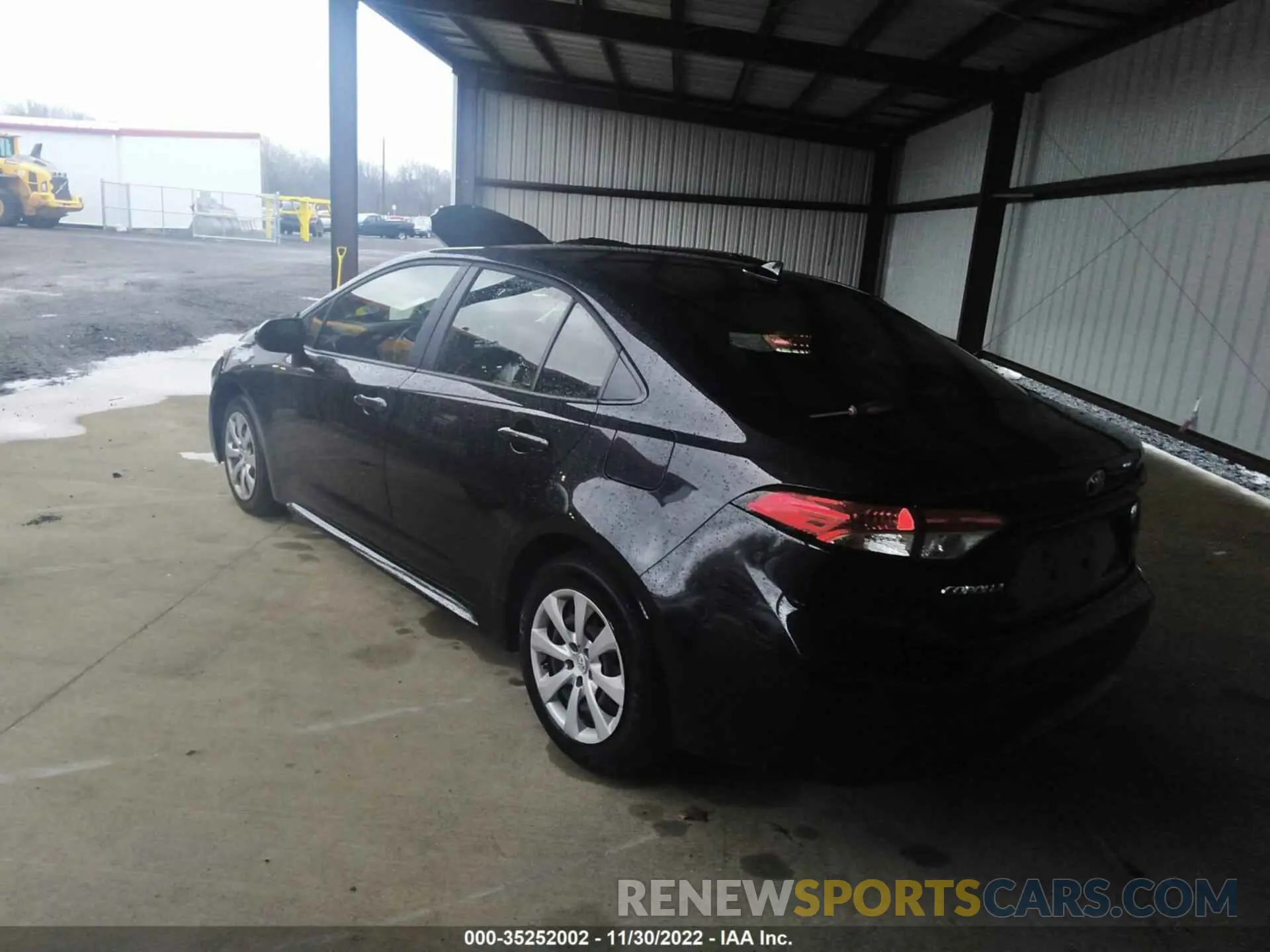 3 Photograph of a damaged car JTDEPRAE4LJ094768 TOYOTA COROLLA 2020