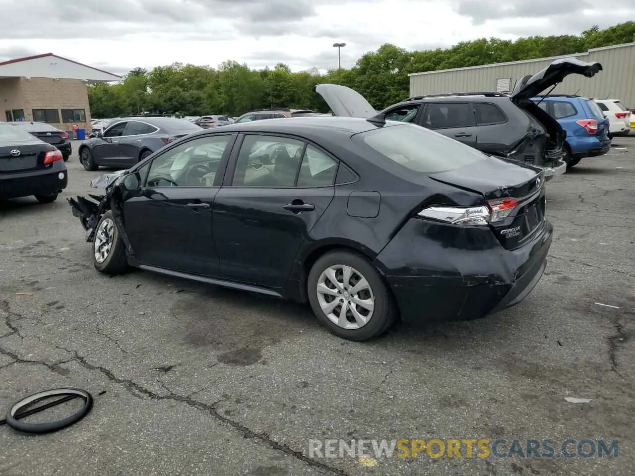 2 Фотография поврежденного автомобиля JTDEPRAE4LJ096424 TOYOTA COROLLA 2020