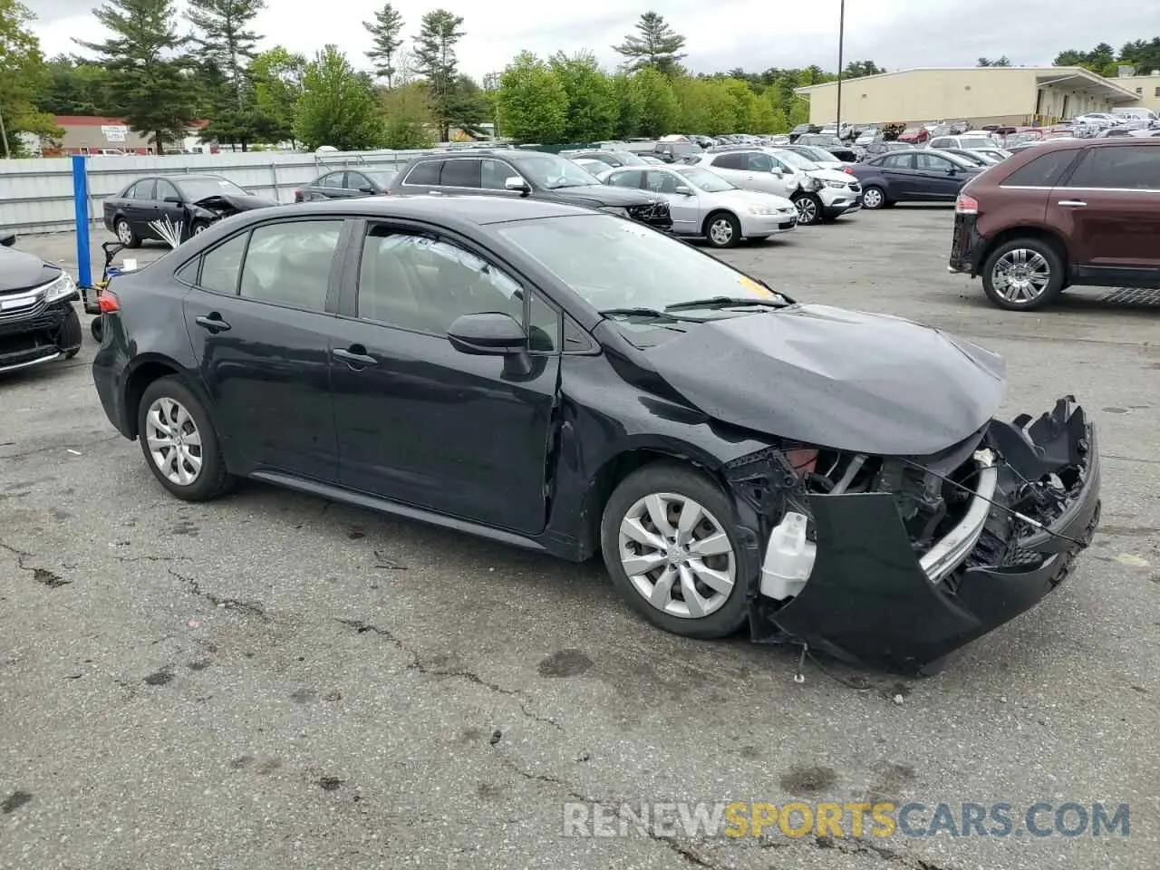 4 Фотография поврежденного автомобиля JTDEPRAE4LJ096424 TOYOTA COROLLA 2020
