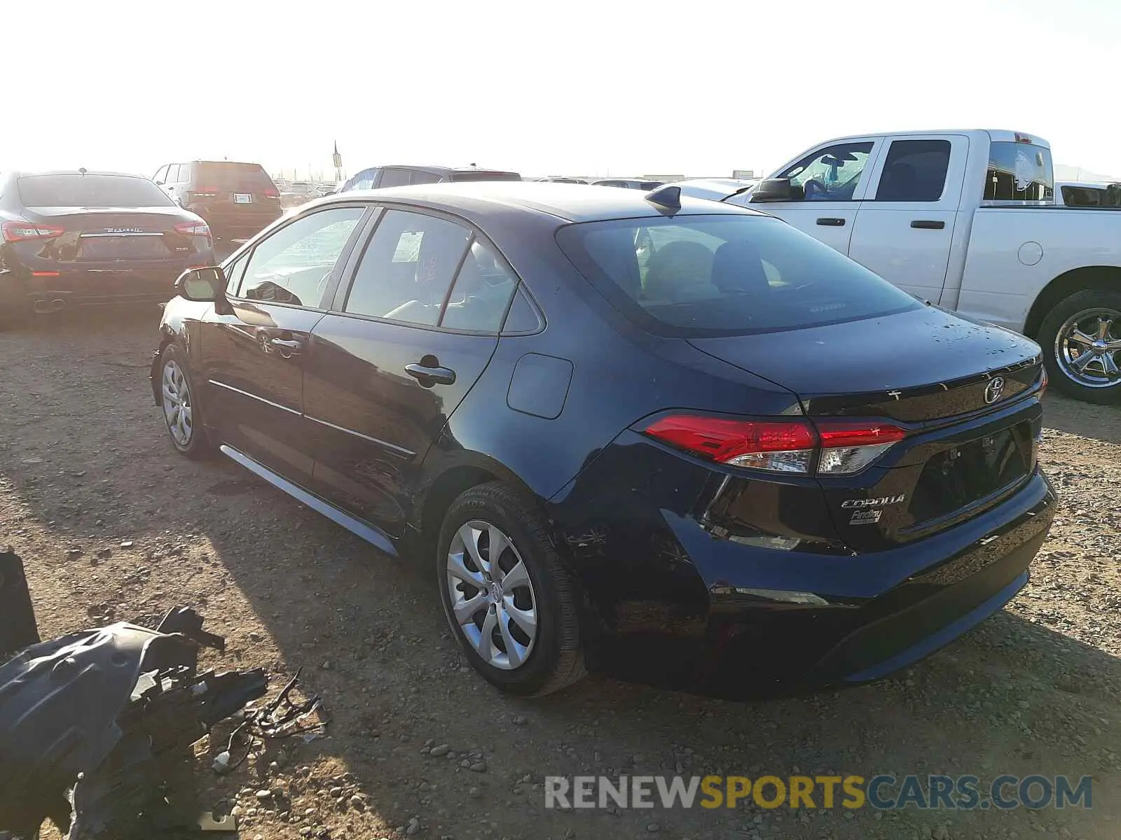 3 Photograph of a damaged car JTDEPRAE4LJ102254 TOYOTA COROLLA 2020