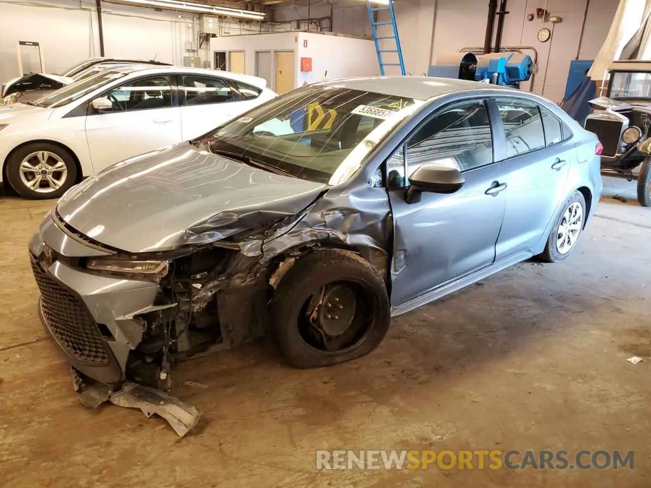 1 Photograph of a damaged car JTDEPRAE4LJ103422 TOYOTA COROLLA 2020