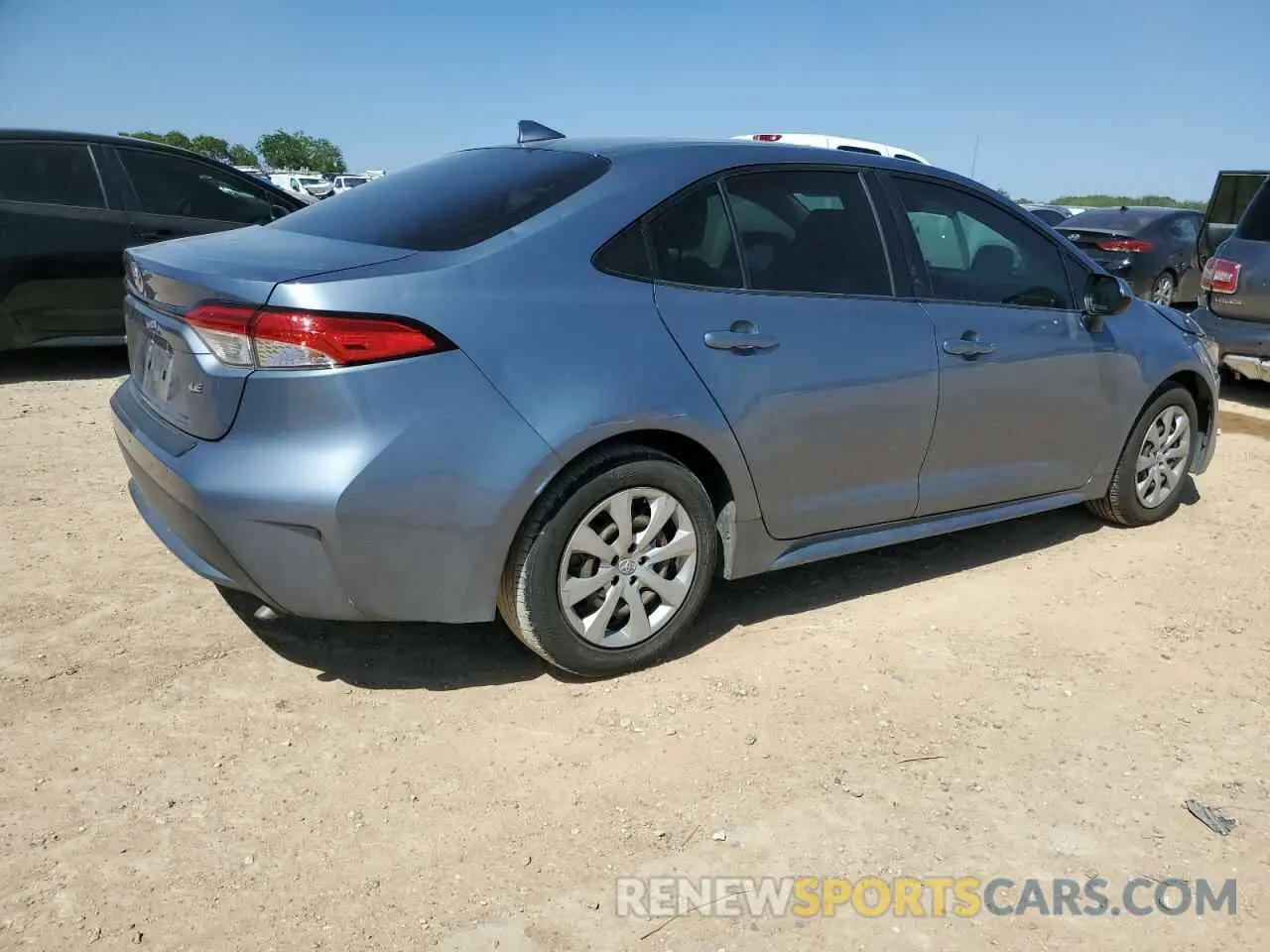 3 Photograph of a damaged car JTDEPRAE4LJ113402 TOYOTA COROLLA 2020