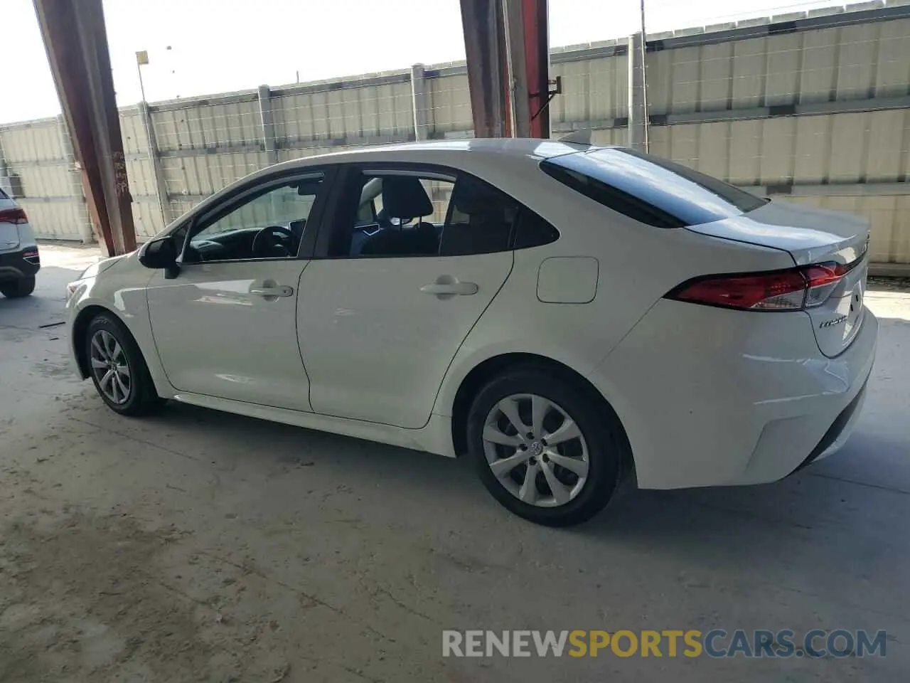 2 Photograph of a damaged car JTDEPRAE4LJ116249 TOYOTA COROLLA 2020