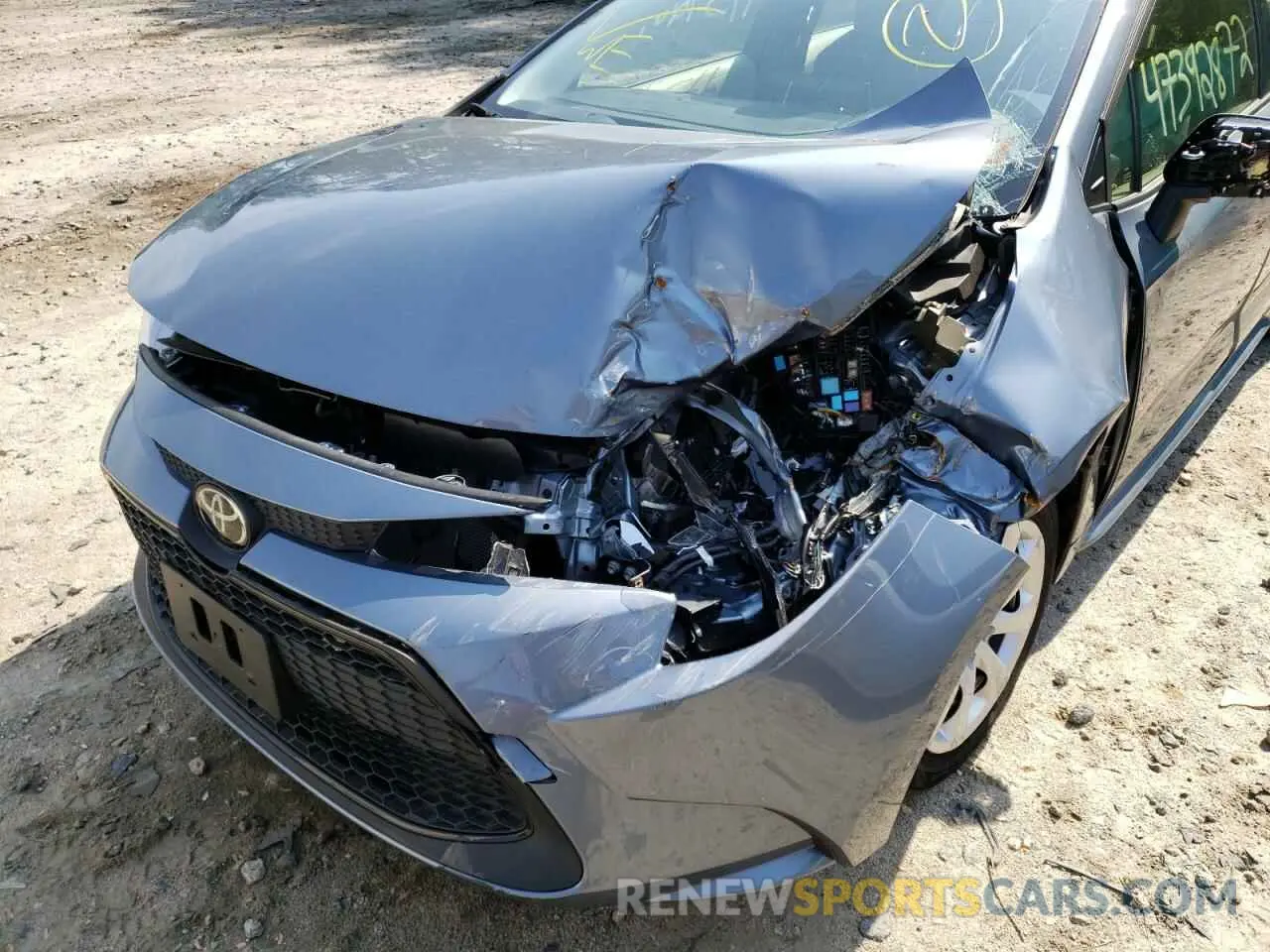 9 Фотография поврежденного автомобиля JTDEPRAE4LJ116851 TOYOTA COROLLA 2020